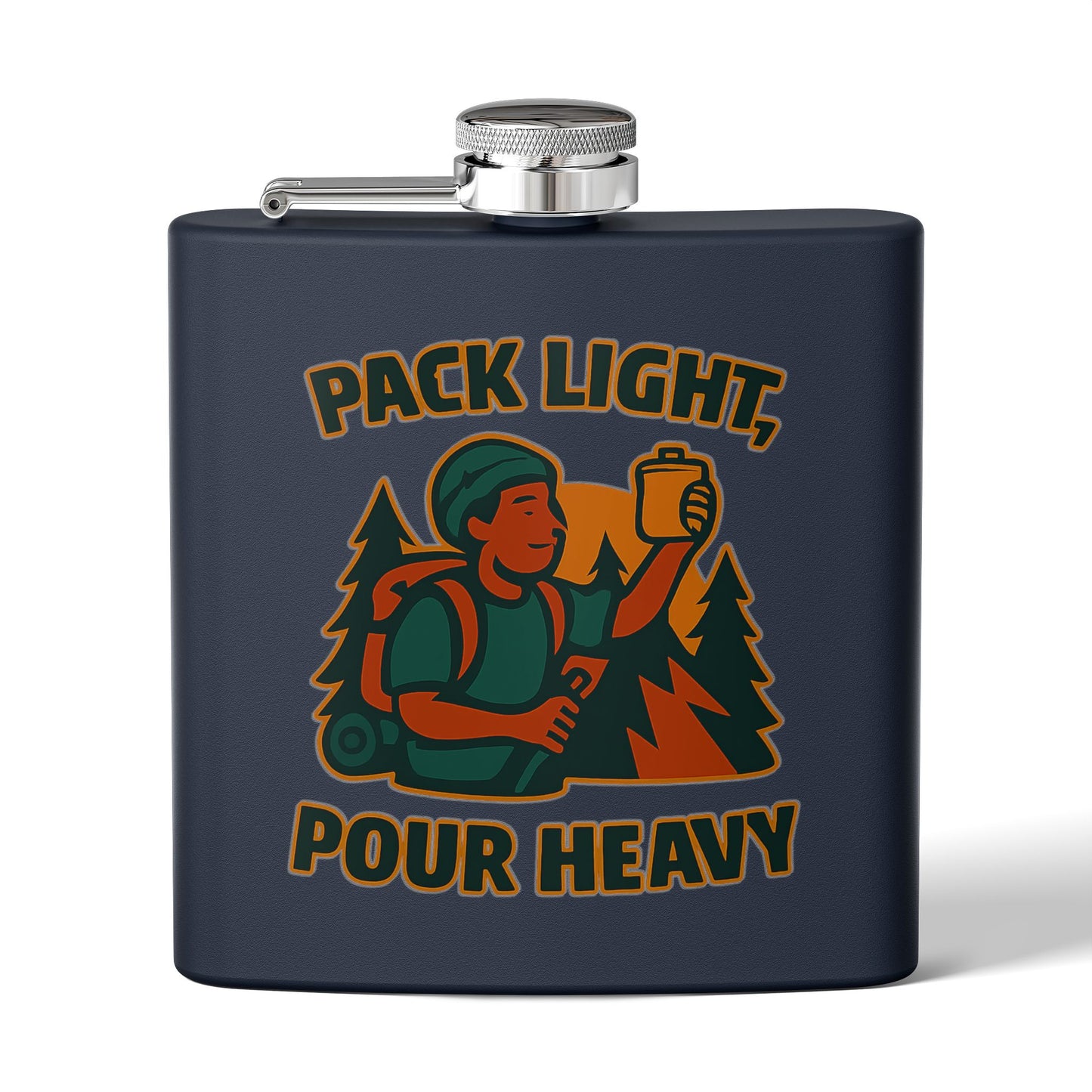 Hiking Flask - Pack Light Pour Heavy