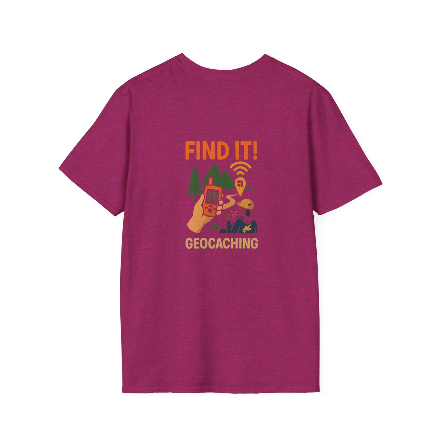 Unisex T-Shirt - Geocaching Find It! (2-sided graphic)