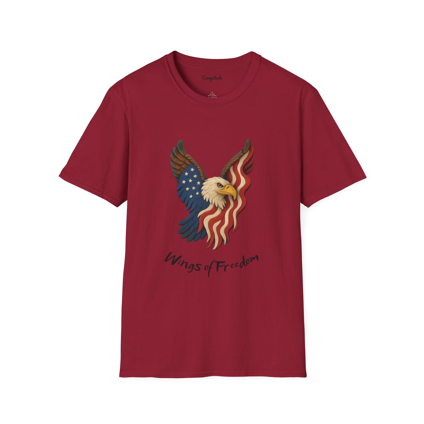 Unisex T-Shirt - (Eagle) Wings of Freedom