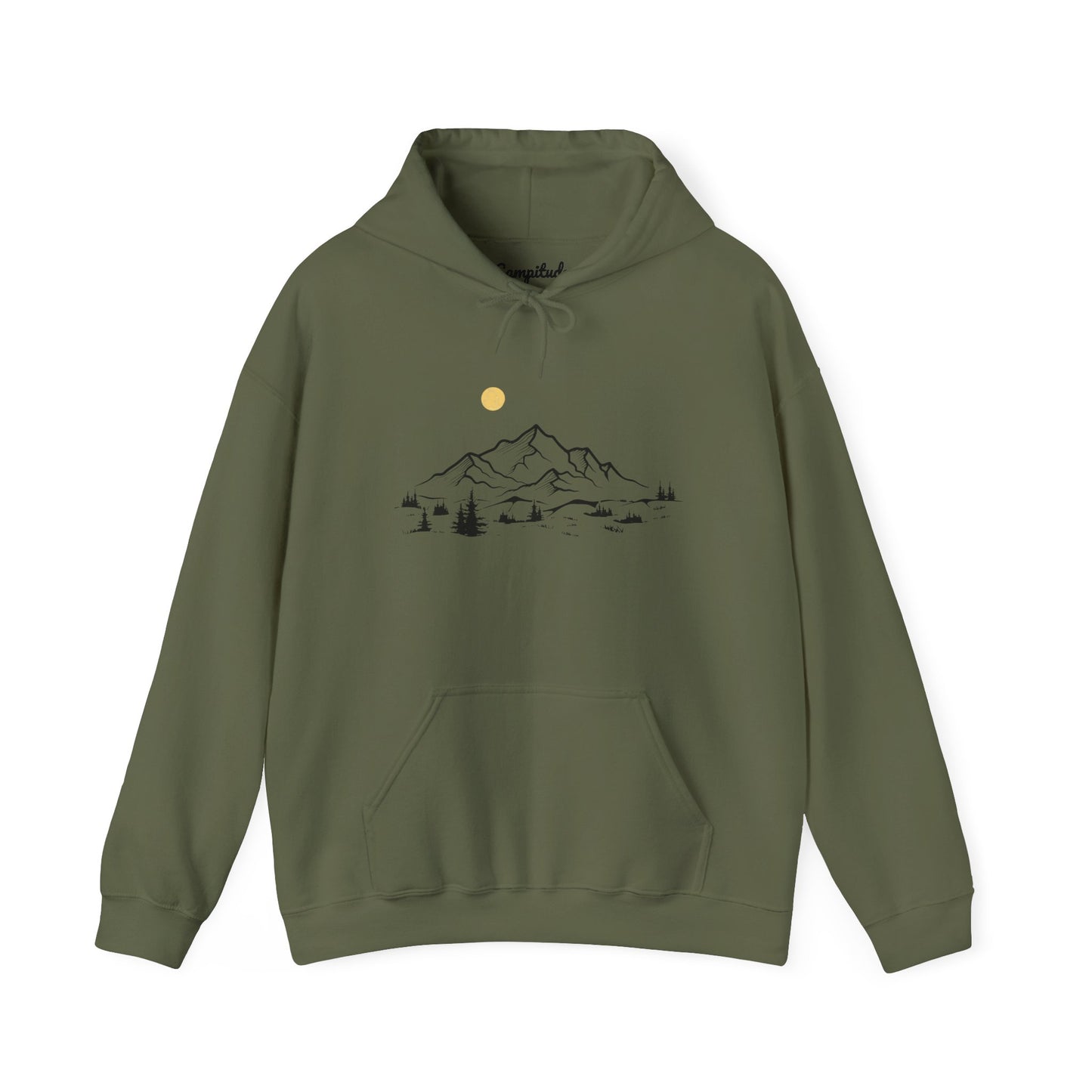 Hoodie Sweatshirt - Mountain Sunset