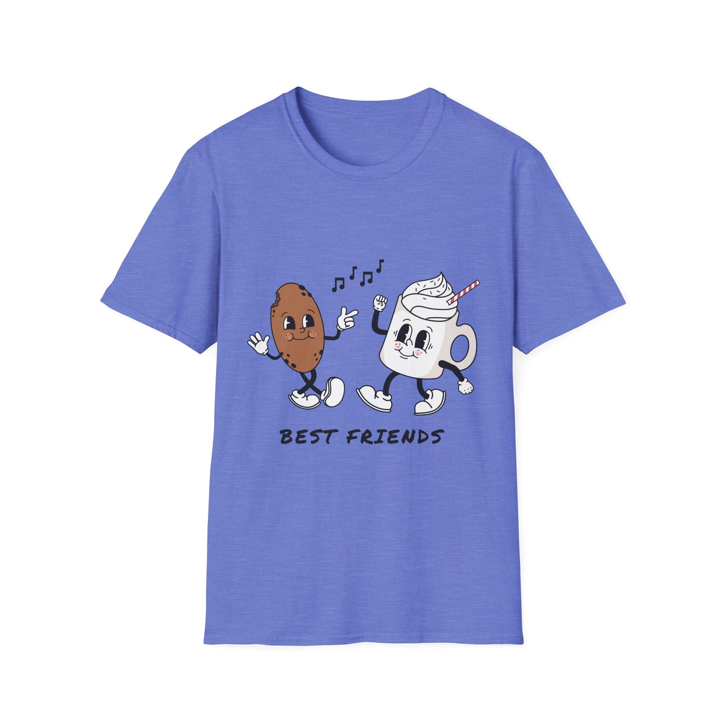 Unisex T-Shirt - Funny Best Friends Coffee & Cookie