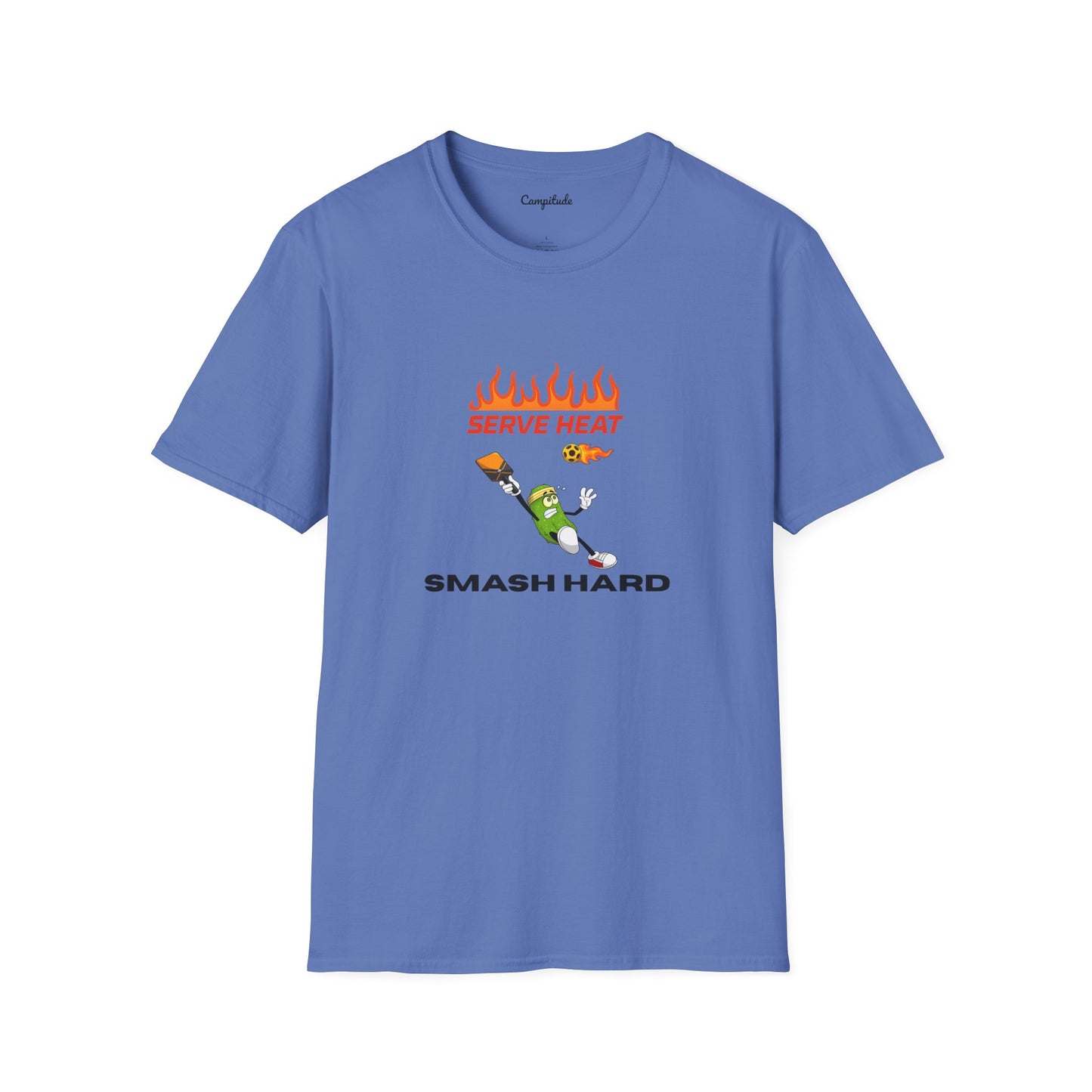 Unisex T-Shirt - Serve Heat Smash Hard
