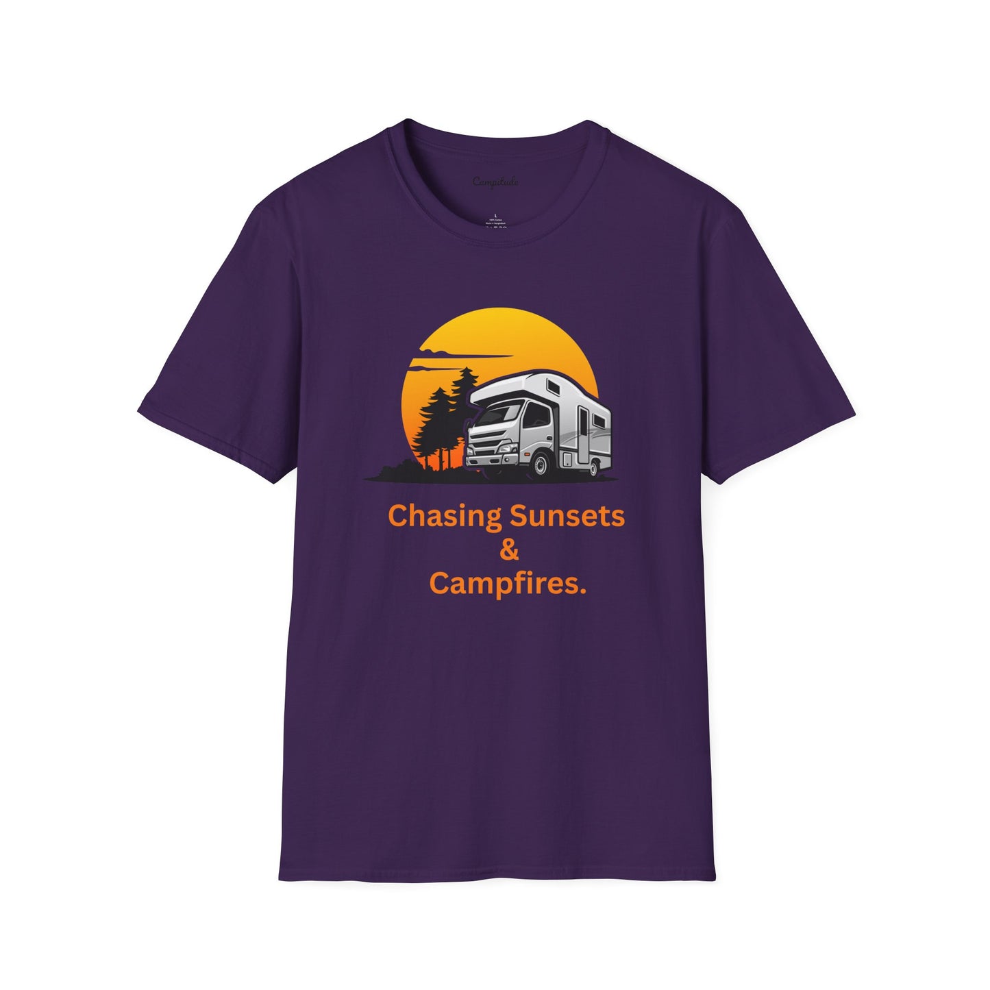 Unisex T-Shirt - Chasing Sunsets & Campfire (Class C)