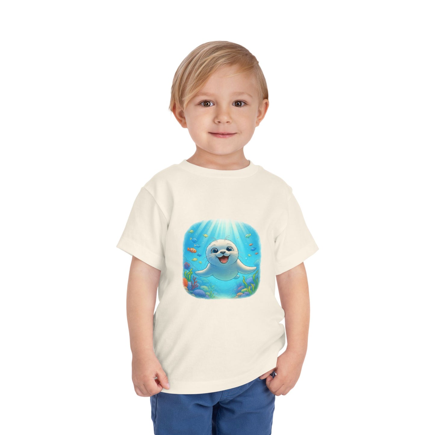 Adorable Seal Graphic Toddler T-Shirt