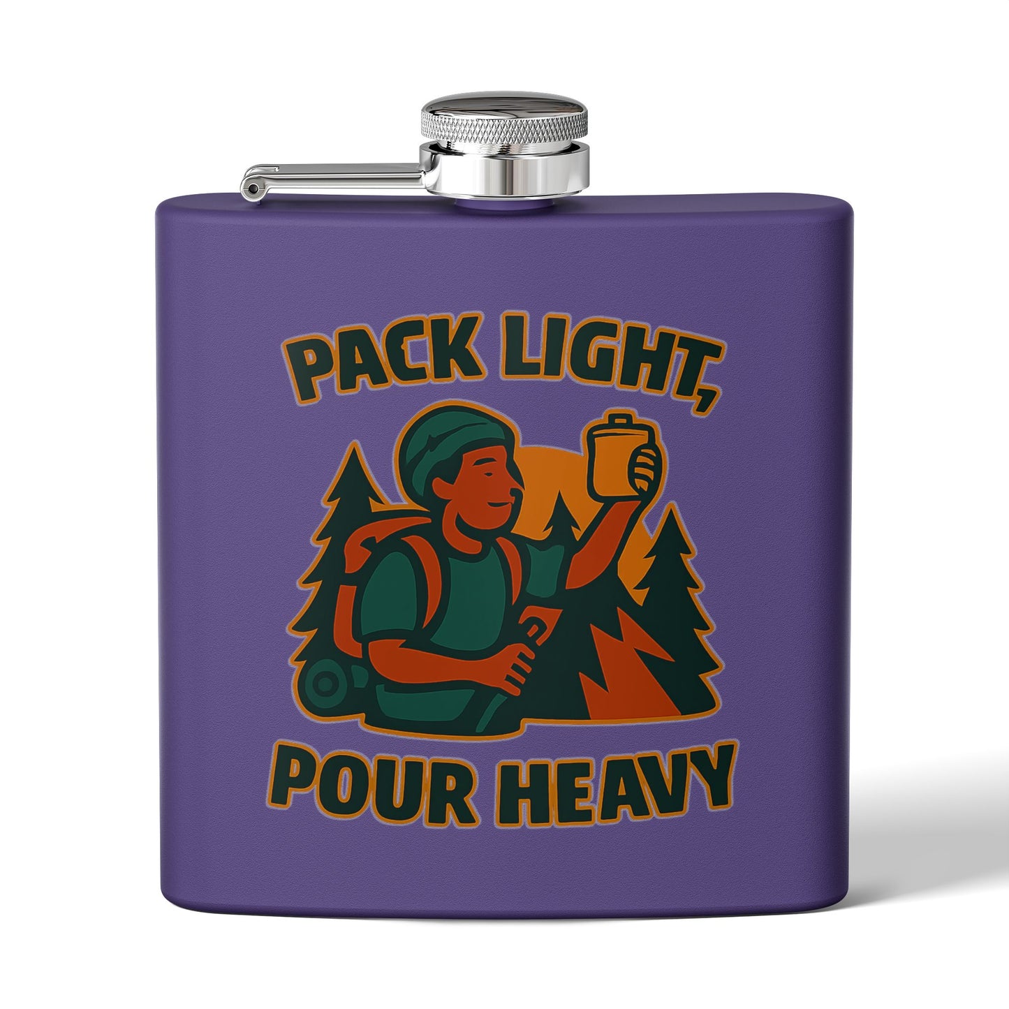 Hiking Flask - Pack Light Pour Heavy