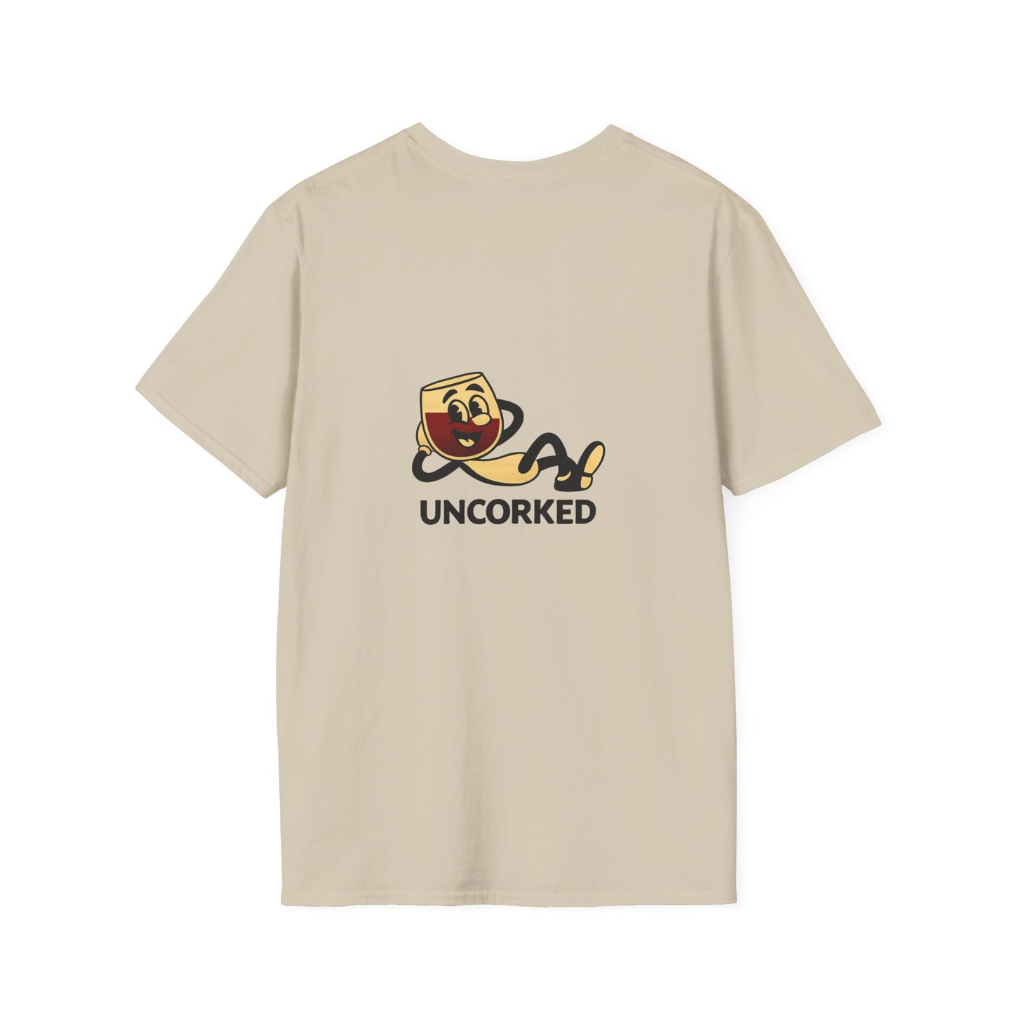 Unisex T-Shirt - Uncorked - Wine (2-sided graphic)