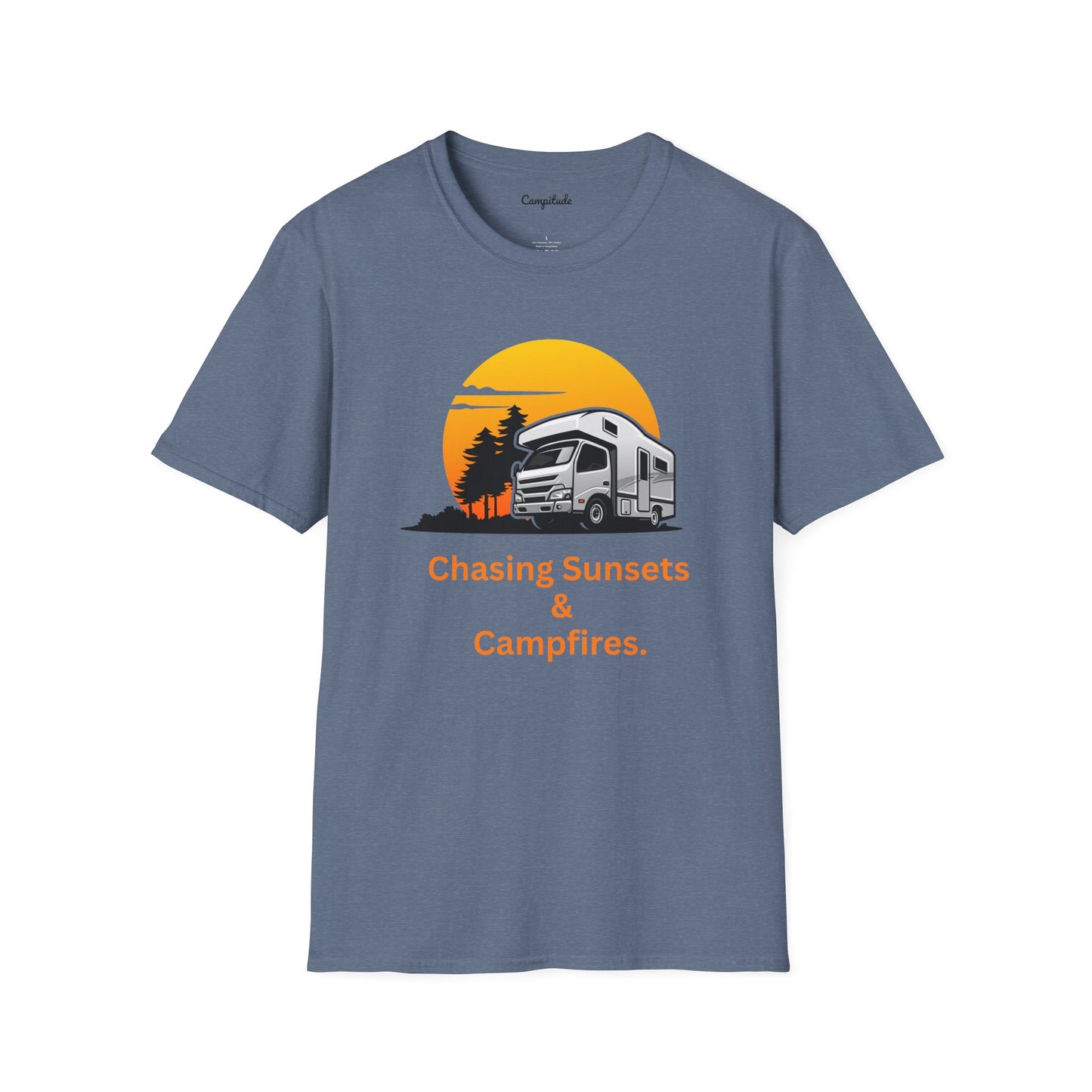 Unisex T-Shirt - Chasing Sunsets & Campfire (Class C)