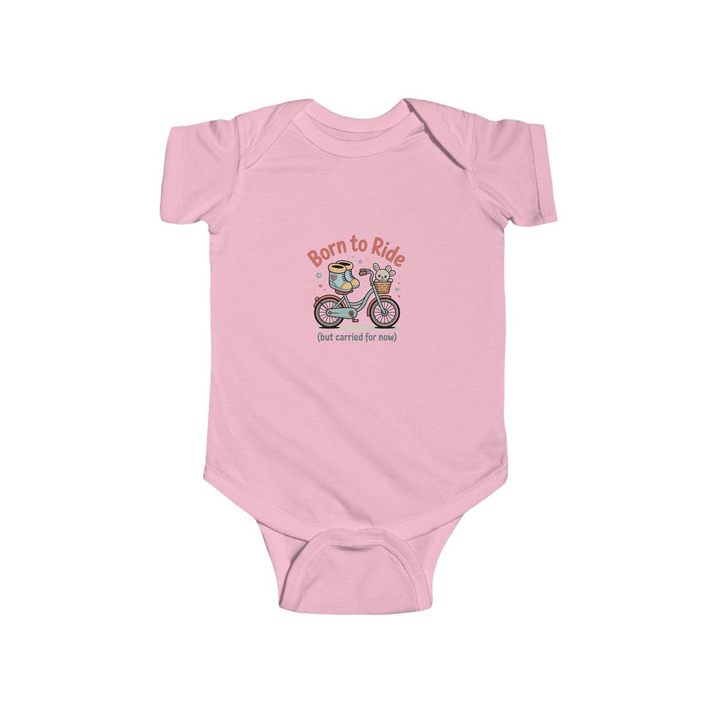 Infant Onesie Bodysuit - Born to Ride, But Carried for Now
