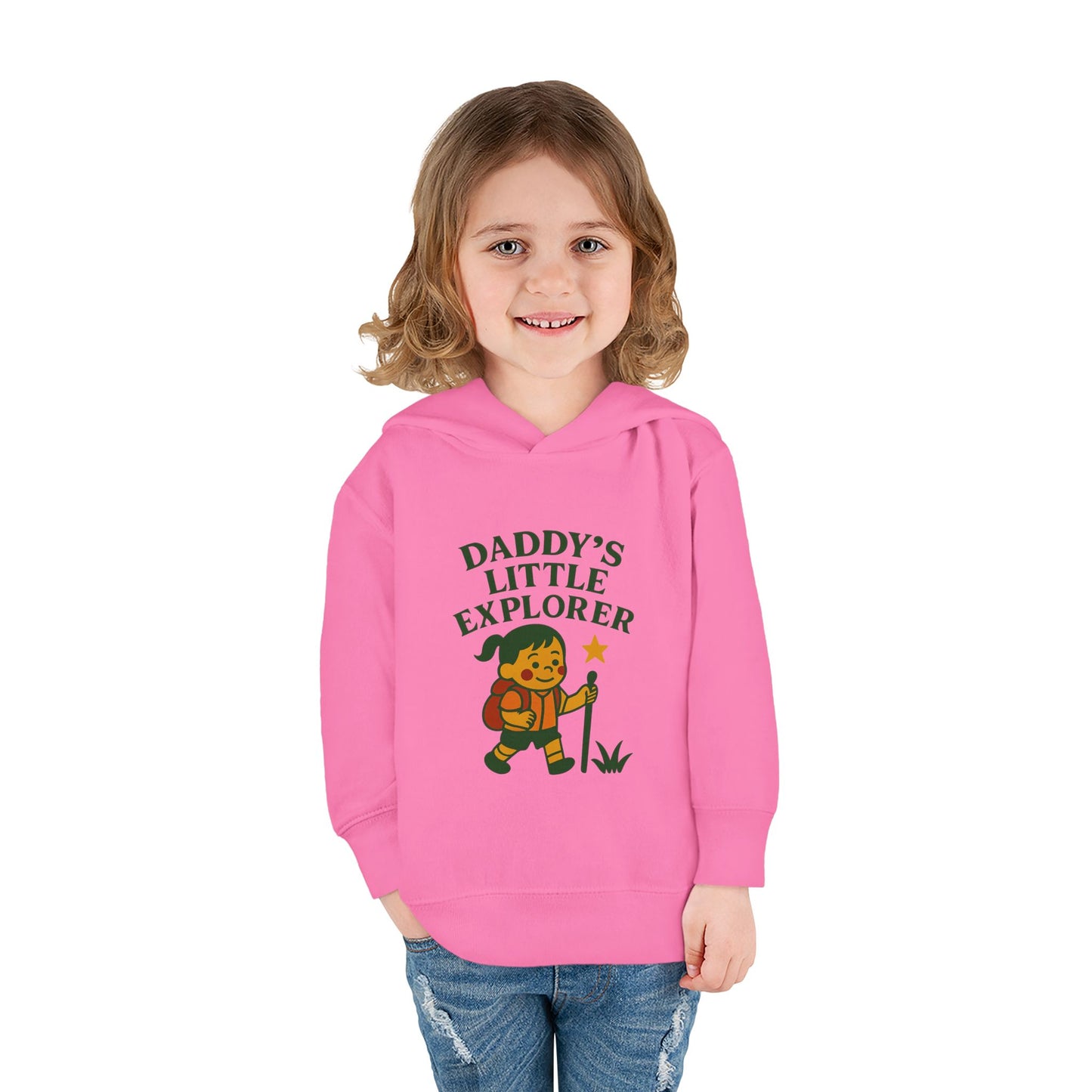 Toddler Hoodie - Daddy's Little Explorer (Girl)
