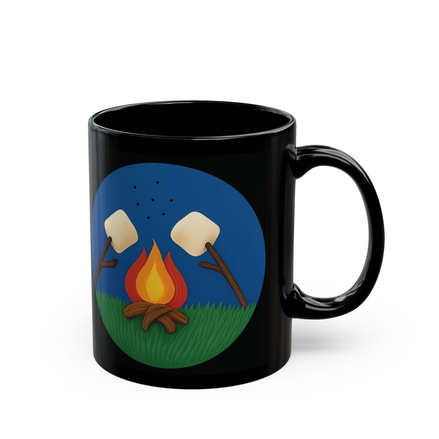Ceramic Coffee Mug - Cozy Campfire