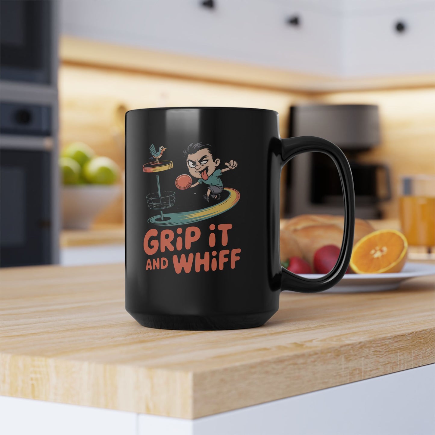 Ceramic Coffee Mug - Grip It and Whiff