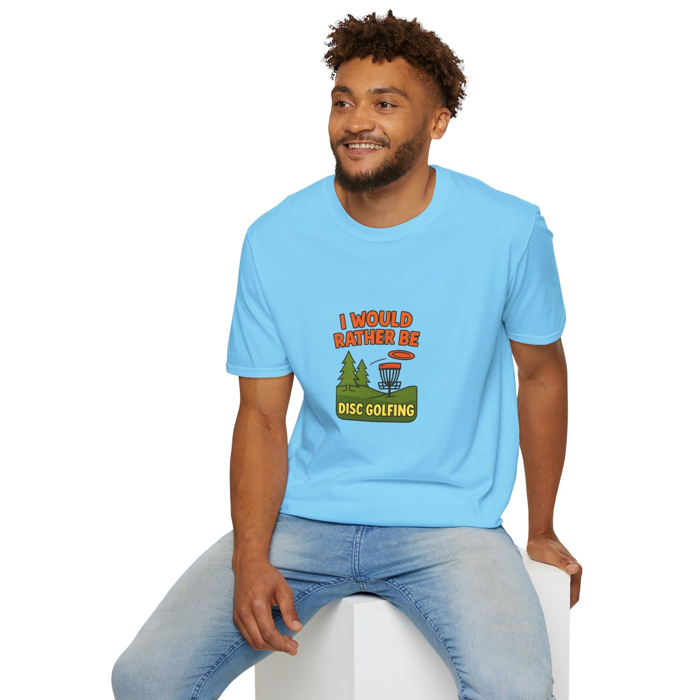 Unisex T-Shirt - I Would Rather Be Disc Golfing v2