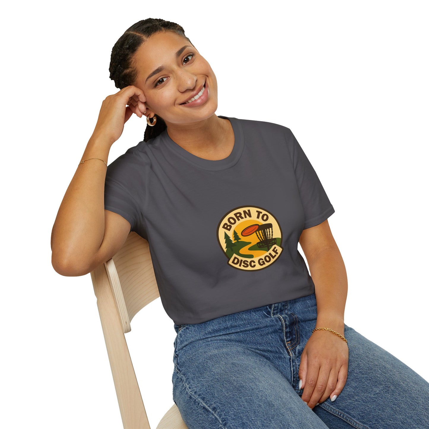 Unisex T-Shirt - Born to Disc Golf