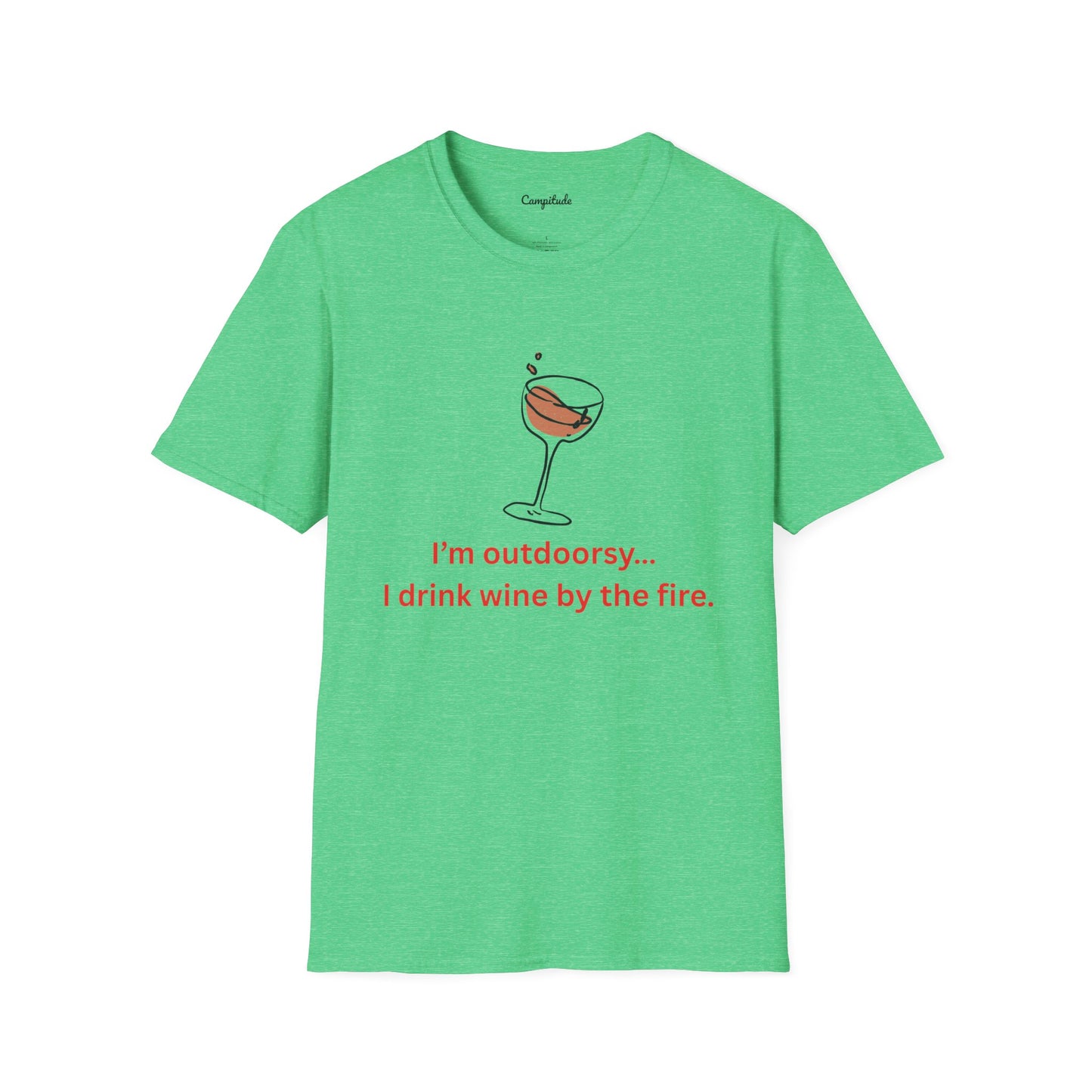 Unisex T-Shirt - Wine by the Fire