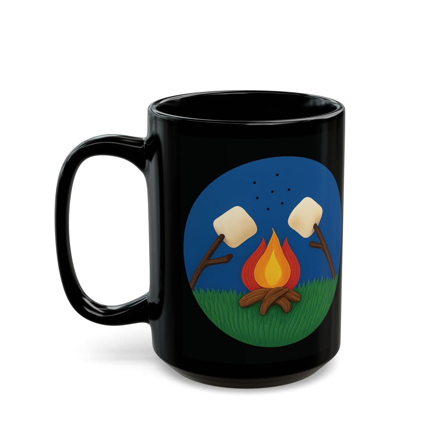Ceramic Coffee Mug - Cozy Campfire