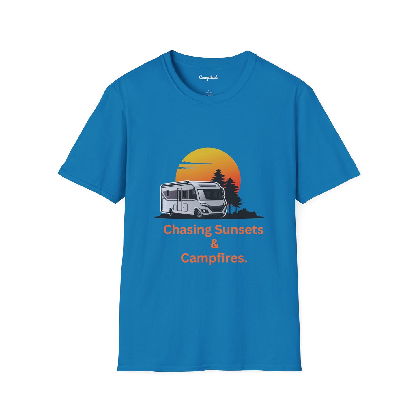 Unisex T-Shirt - Chasing Sunsets & Campfire (Class A Version)