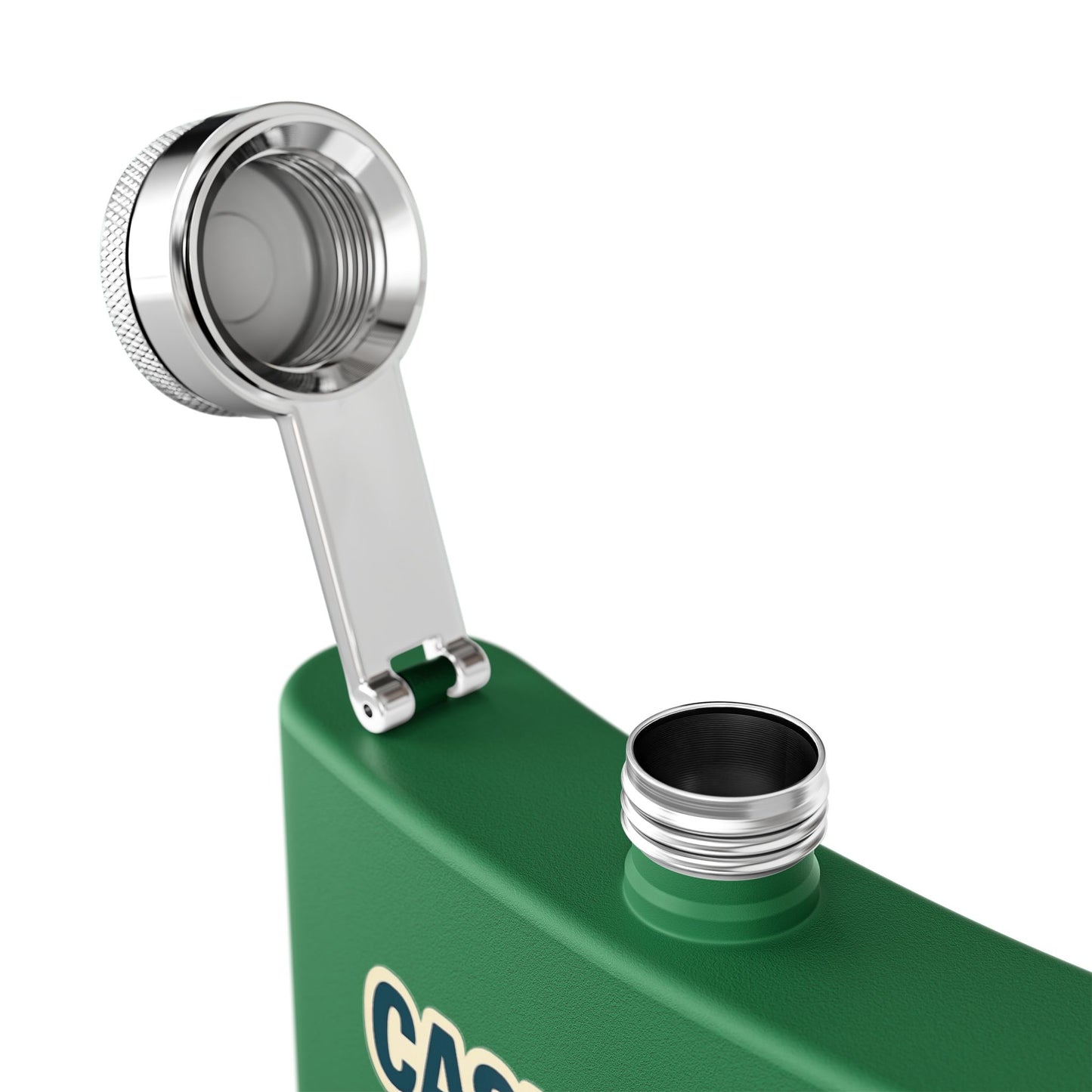 Fishing Flask - Cast Away Responsibility Design