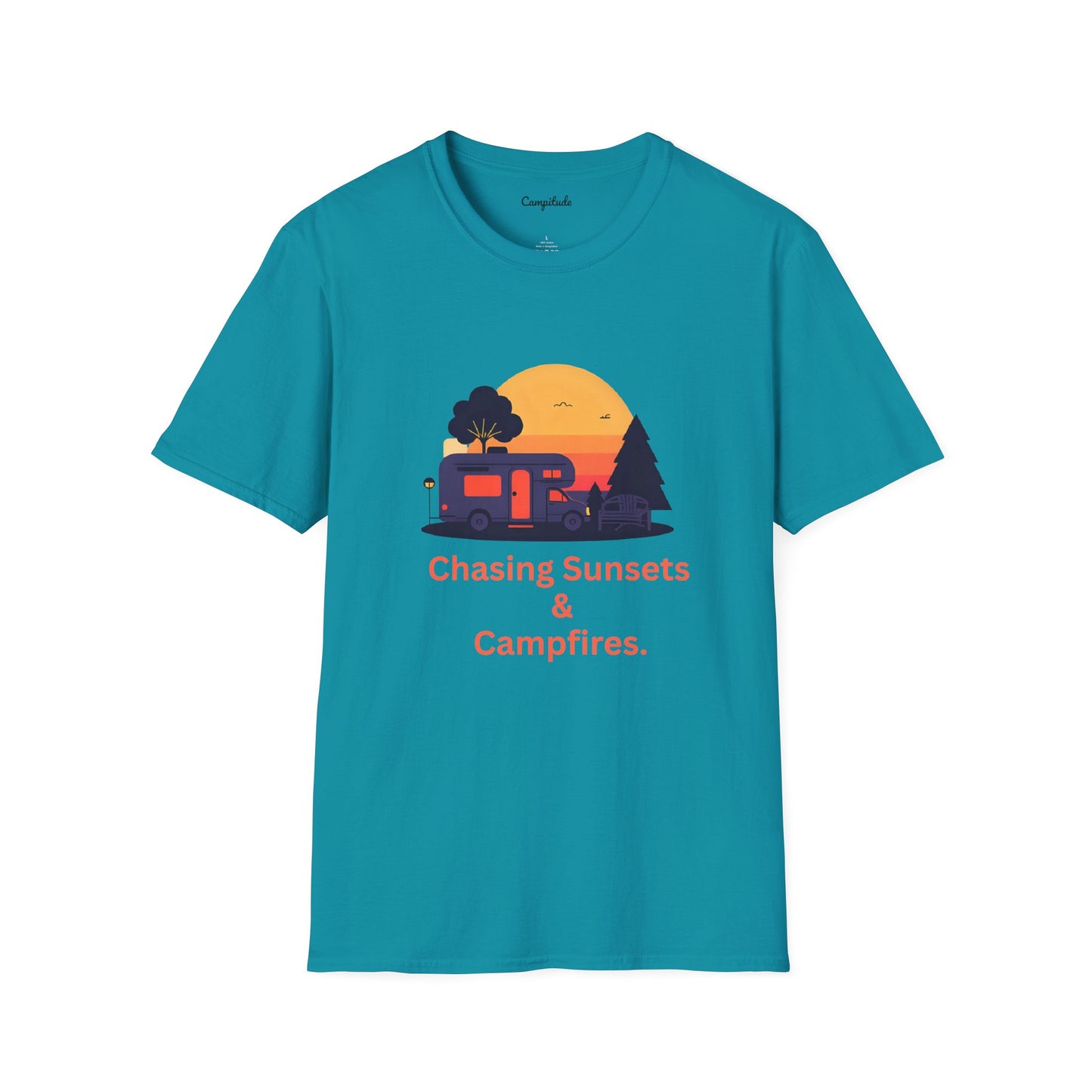 Unisex T-Shirt - Chasing Sunsets & Campfire (Class C Version)