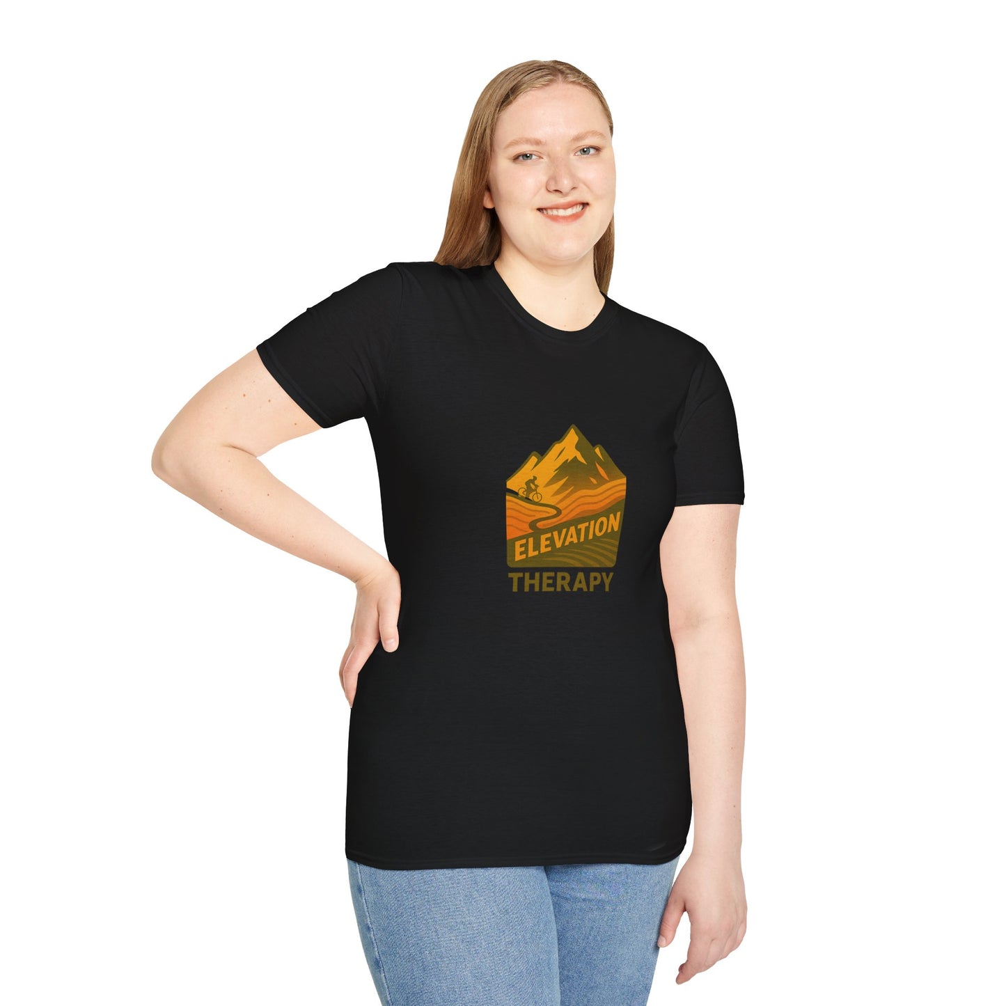 Unisex T-Shirt - Cyclist Elevate Your Spirit