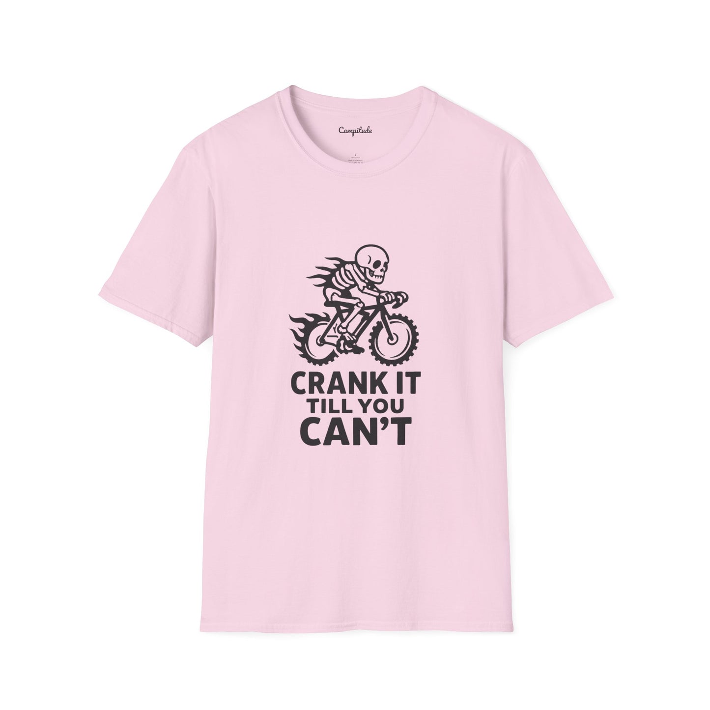 Unisex T-Shirt - Cool Skeleton Bike Rider