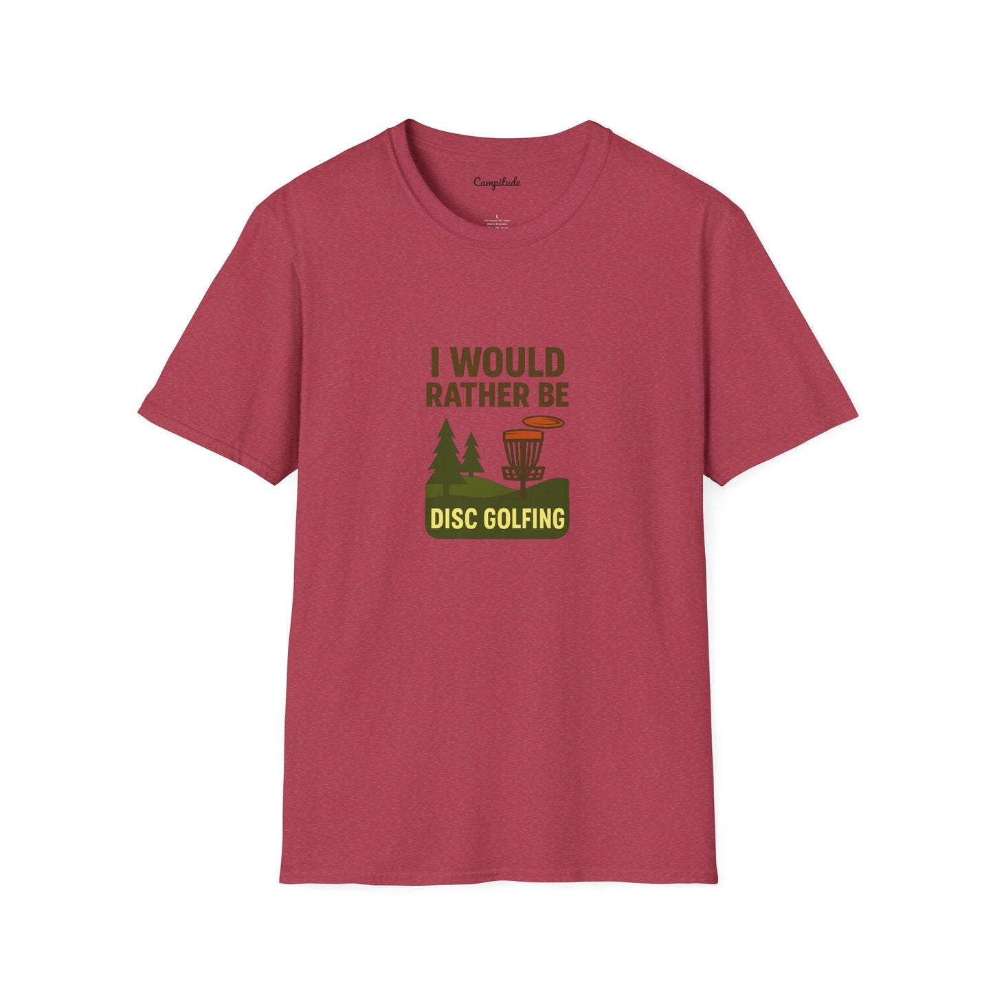 Unisex T-Shirt - I'd Rather Be Disc Golfing V3