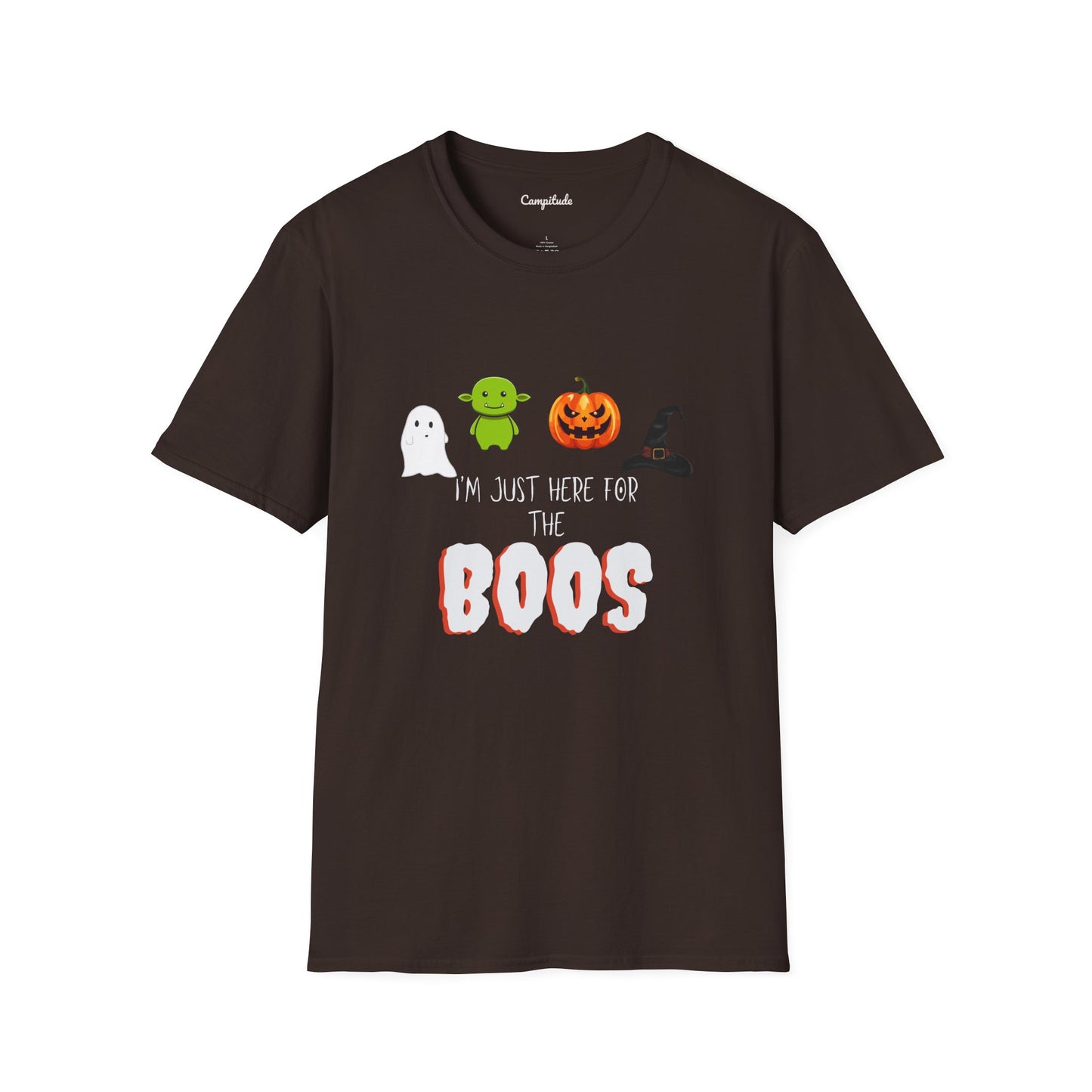 Unisex T-Shirt - I'm Just Here for the Boos