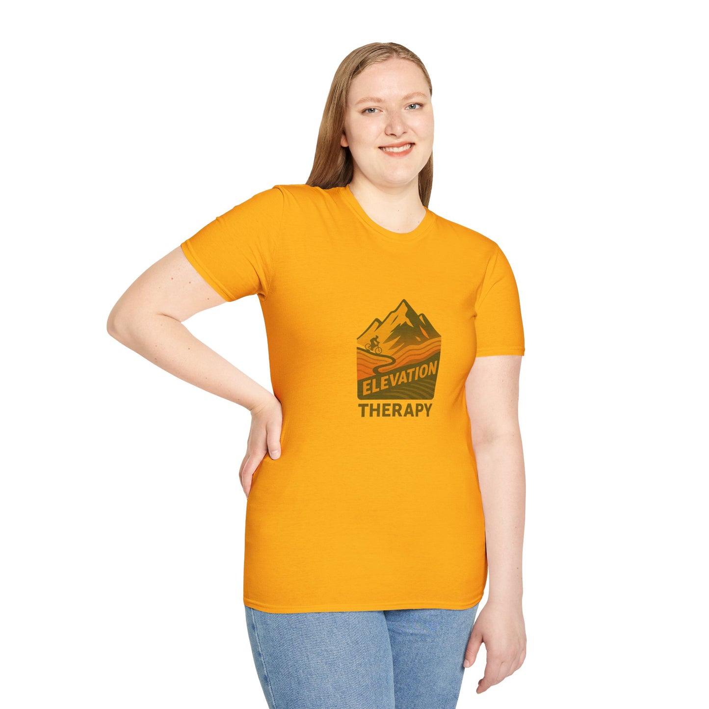 Unisex T-Shirt - Cyclist Elevate Your Spirit