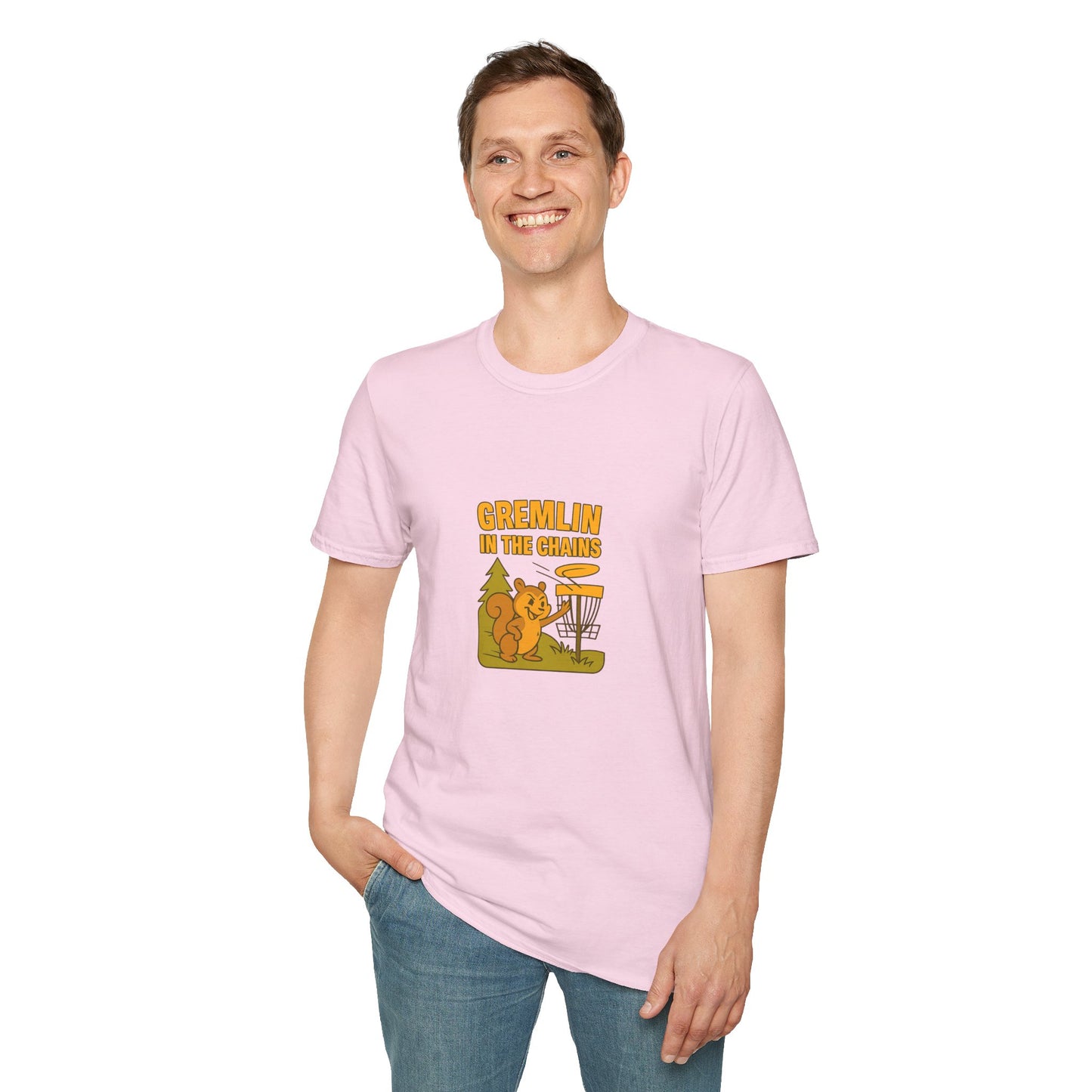 Unisex T-Shirt - Disc Golf Gremlin in the Chains