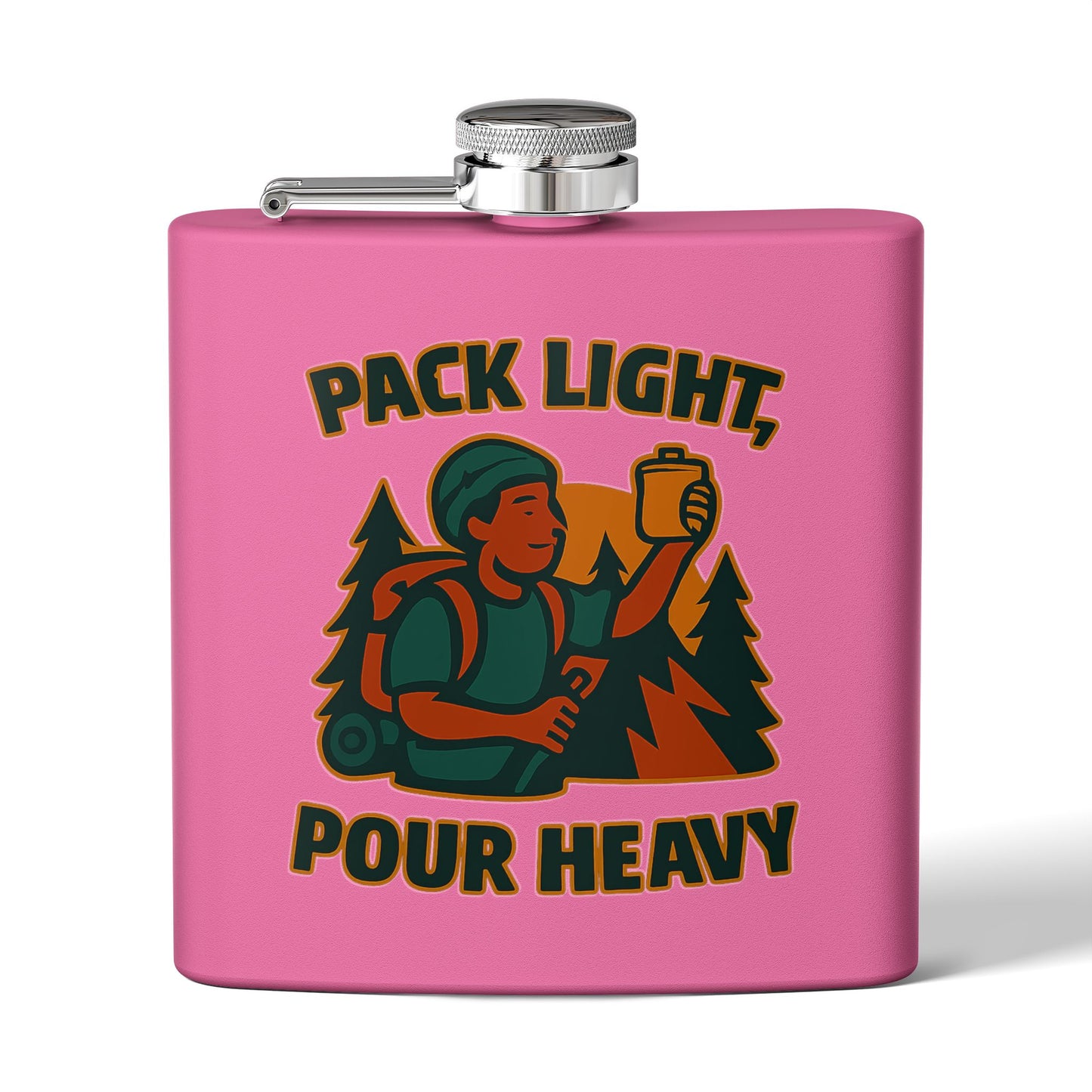 Hiking Flask - Pack Light Pour Heavy