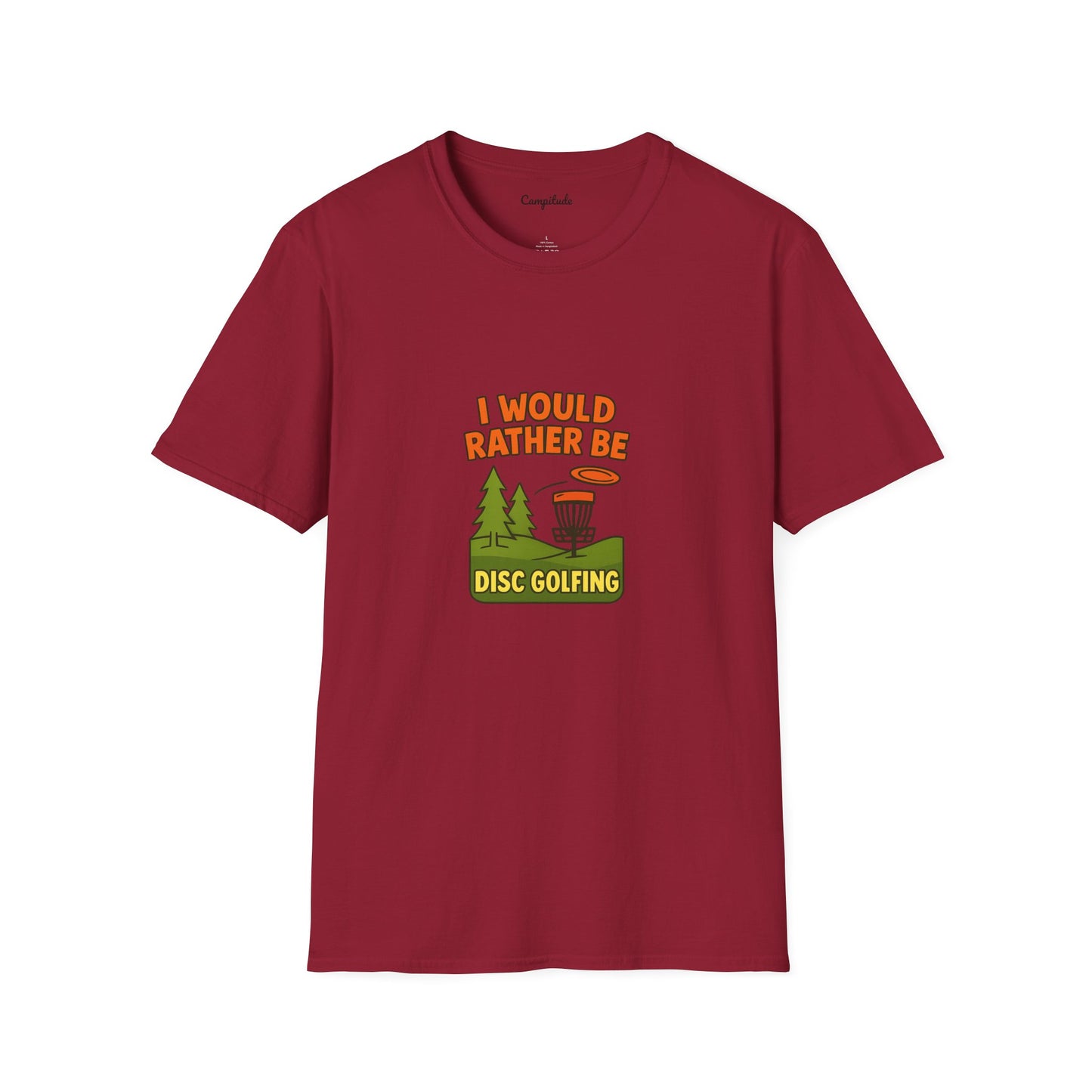 Unisex T-Shirt - I Would Rather Be Disc Golfing v2