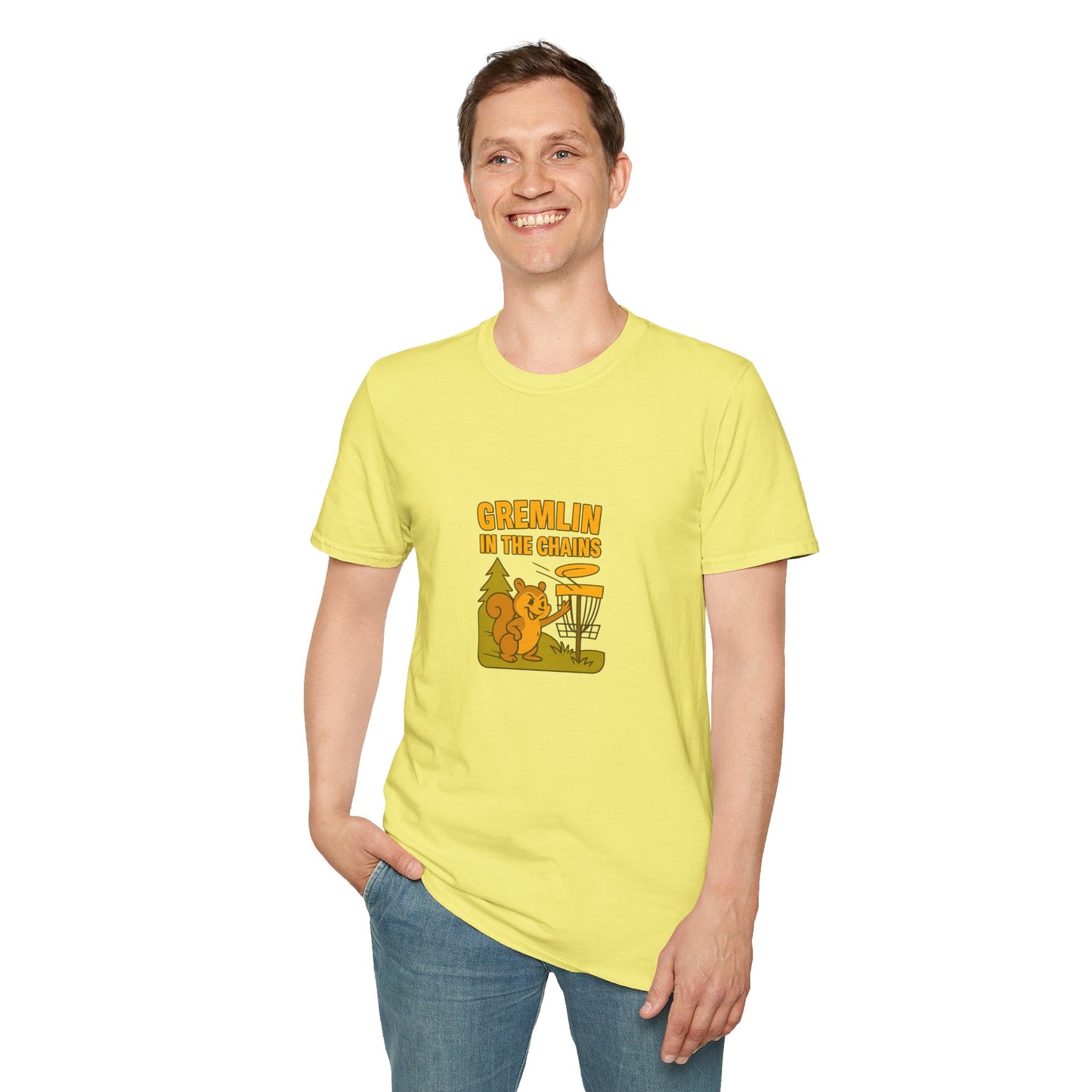 Unisex T-Shirt - Disc Golf Gremlin in the Chains