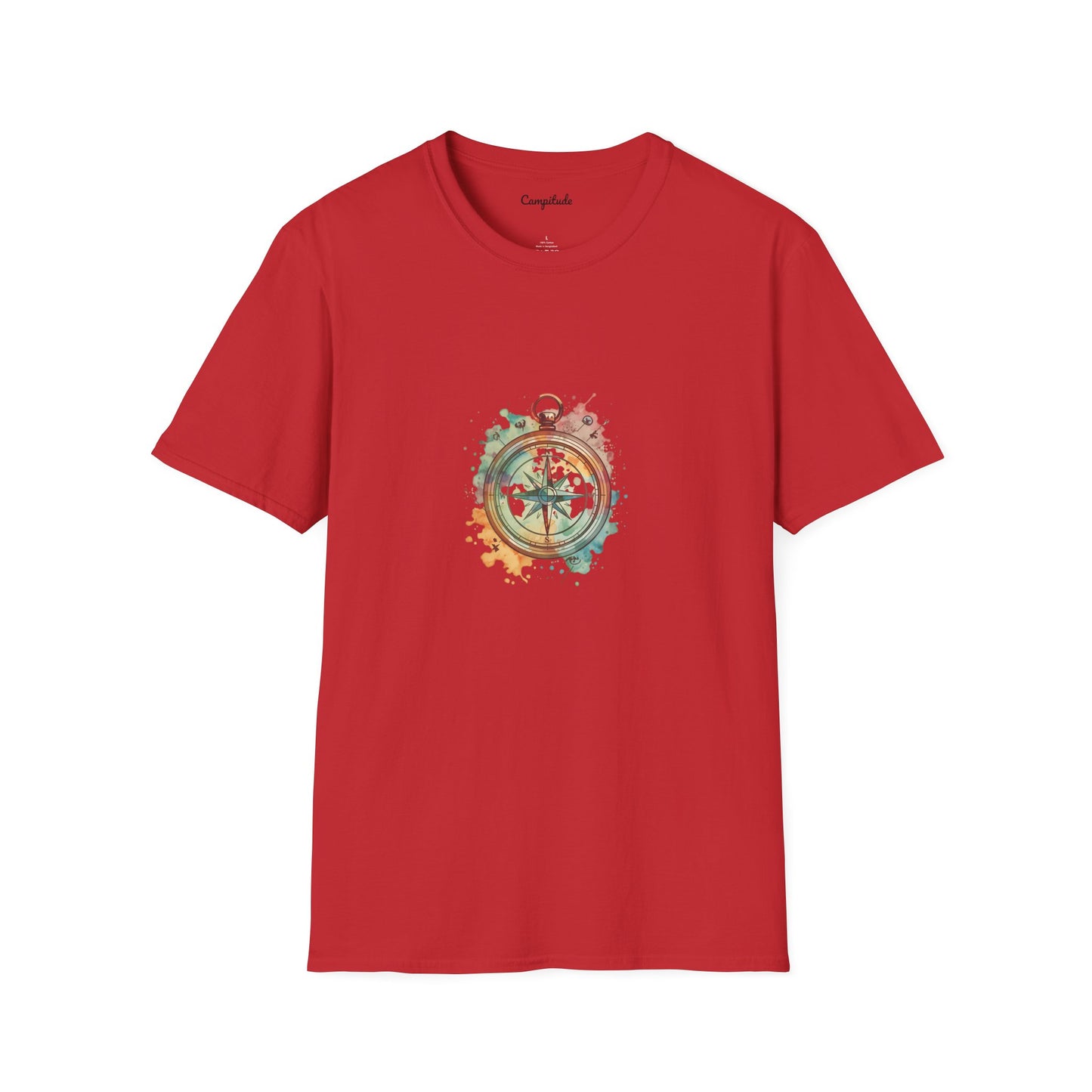 Unisex T-Shirt - Geocache Colorful Compass