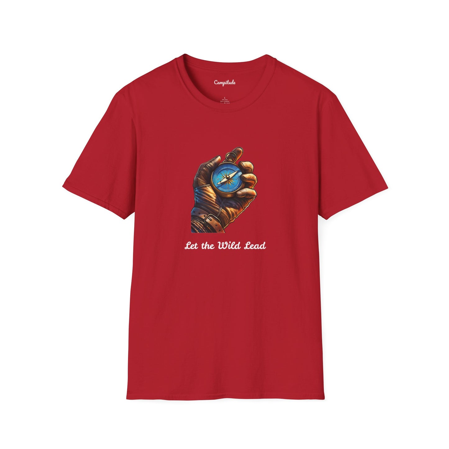 Unisex T-Shirt - Let the Wild Lead Adventure Compass