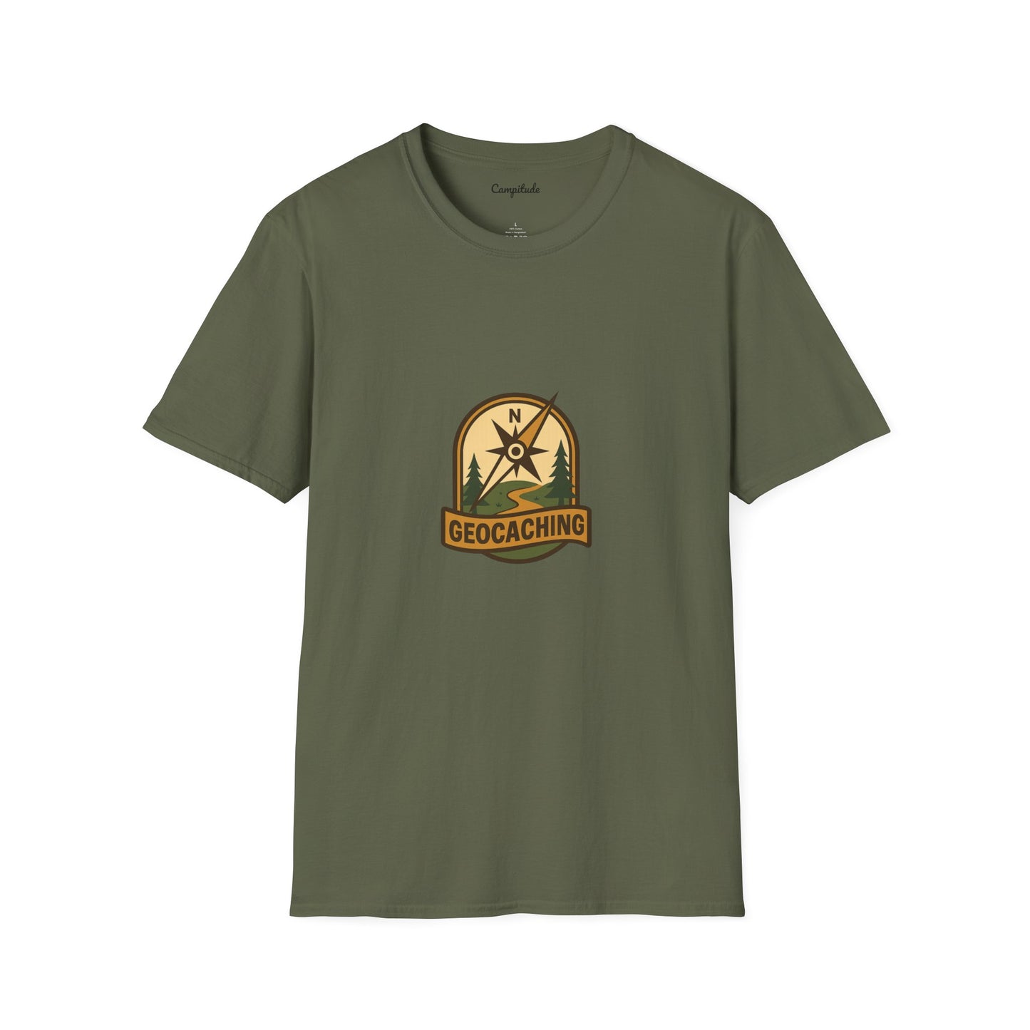 Unisex T-Shirt - Geocaching Compass Adventure