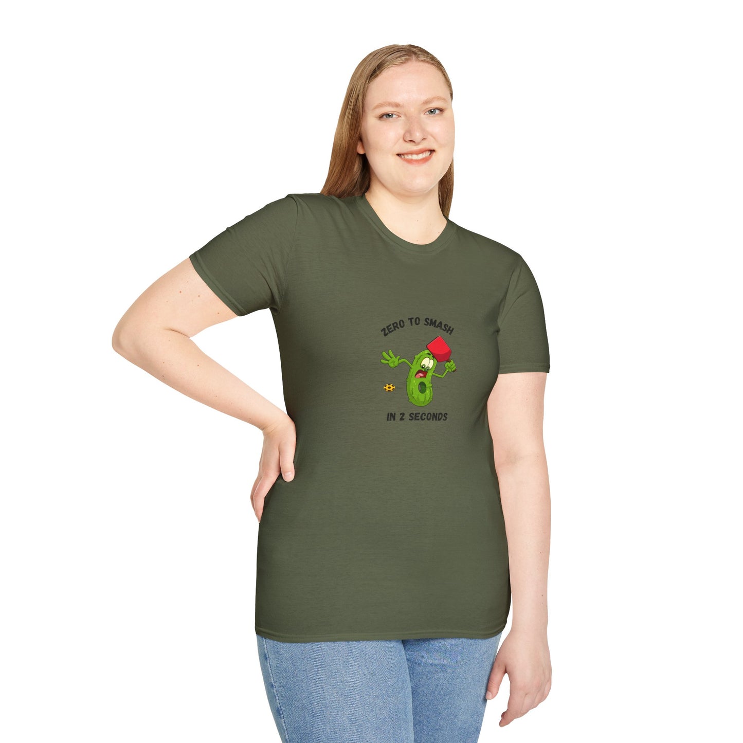 Unisex T-Shirt - Zero to Smash in 2 Seconds