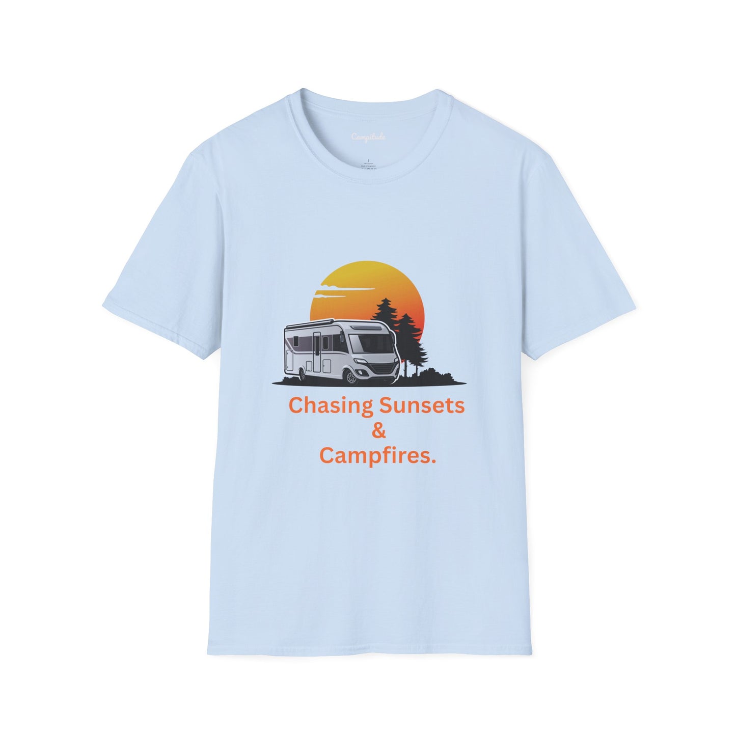 Unisex T-Shirt - Chasing Sunsets & Campfire (Class A Version)