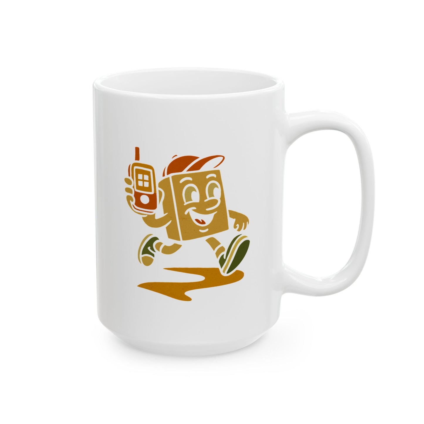 Ceramic Coffee Mug - Find It! Geocache Character
