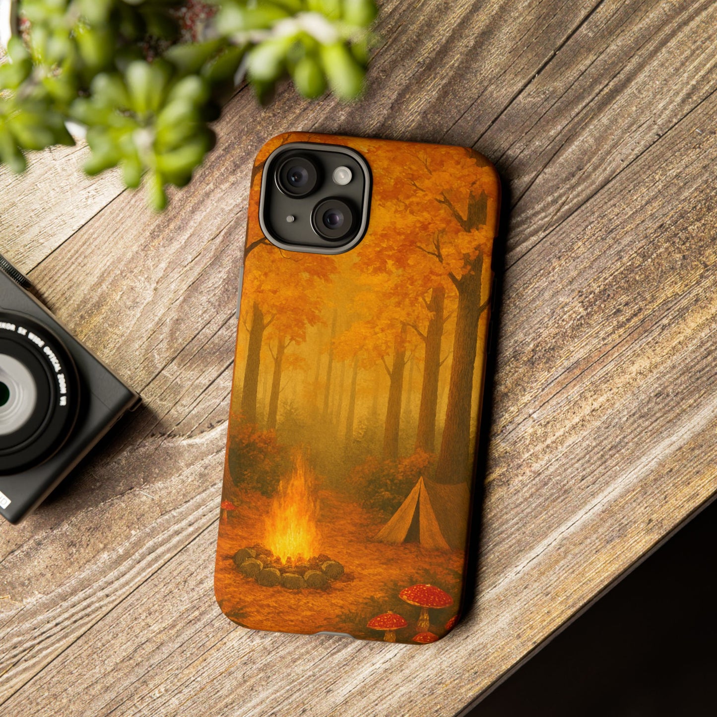 Tough Phone Case - Autumn Camping