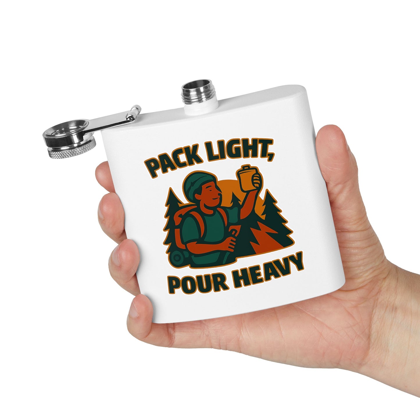 Hiking Flask - Pack Light Pour Heavy