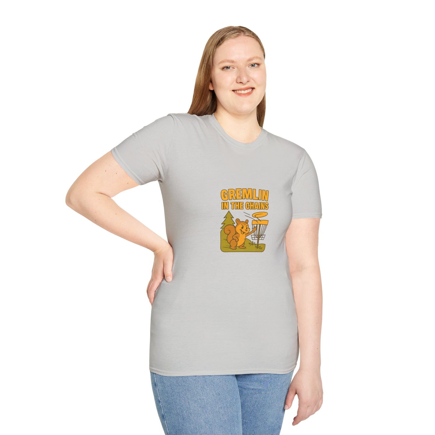 Unisex T-Shirt - Disc Golf Gremlin in the Chains