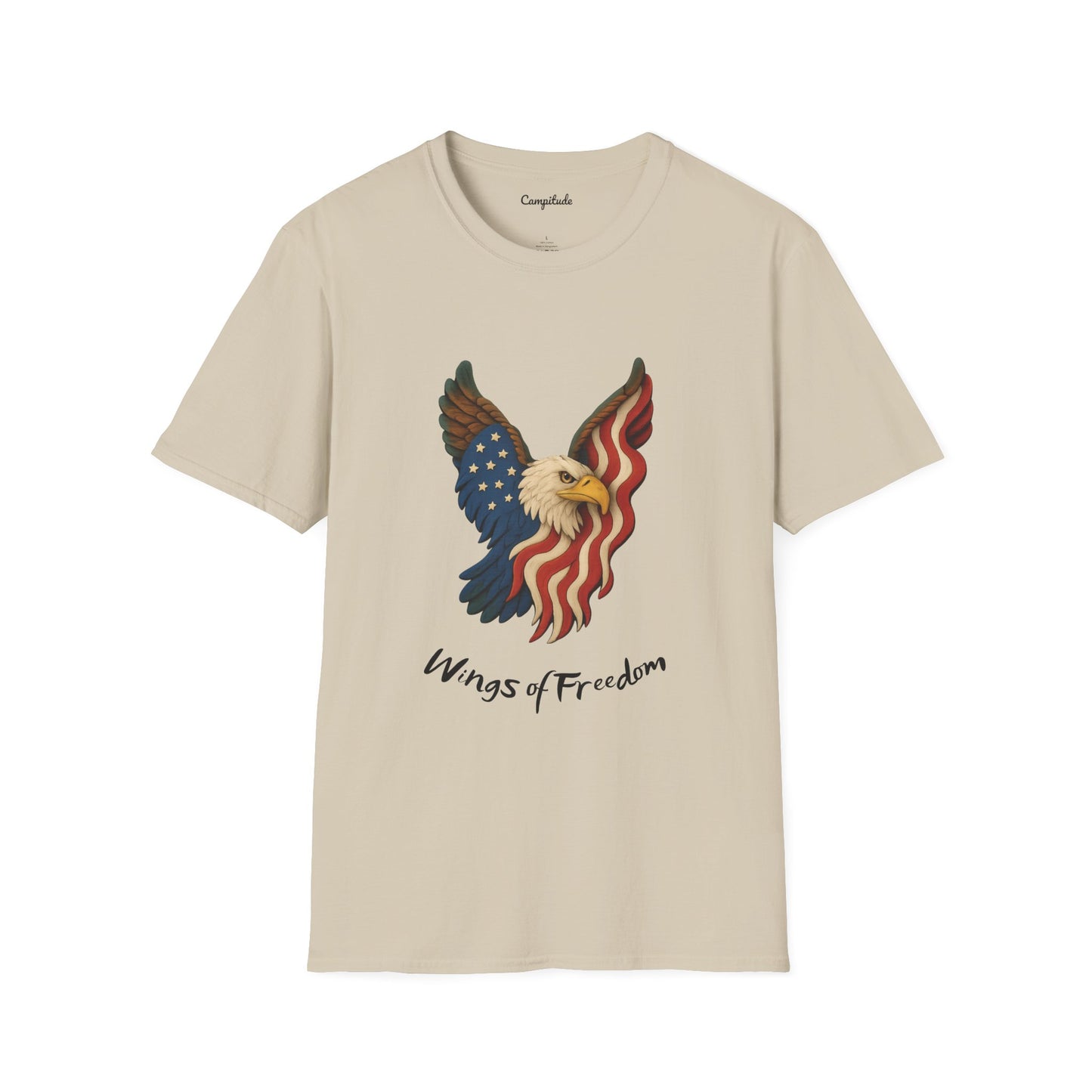 Unisex T-Shirt - (Eagle) Wings of Freedom