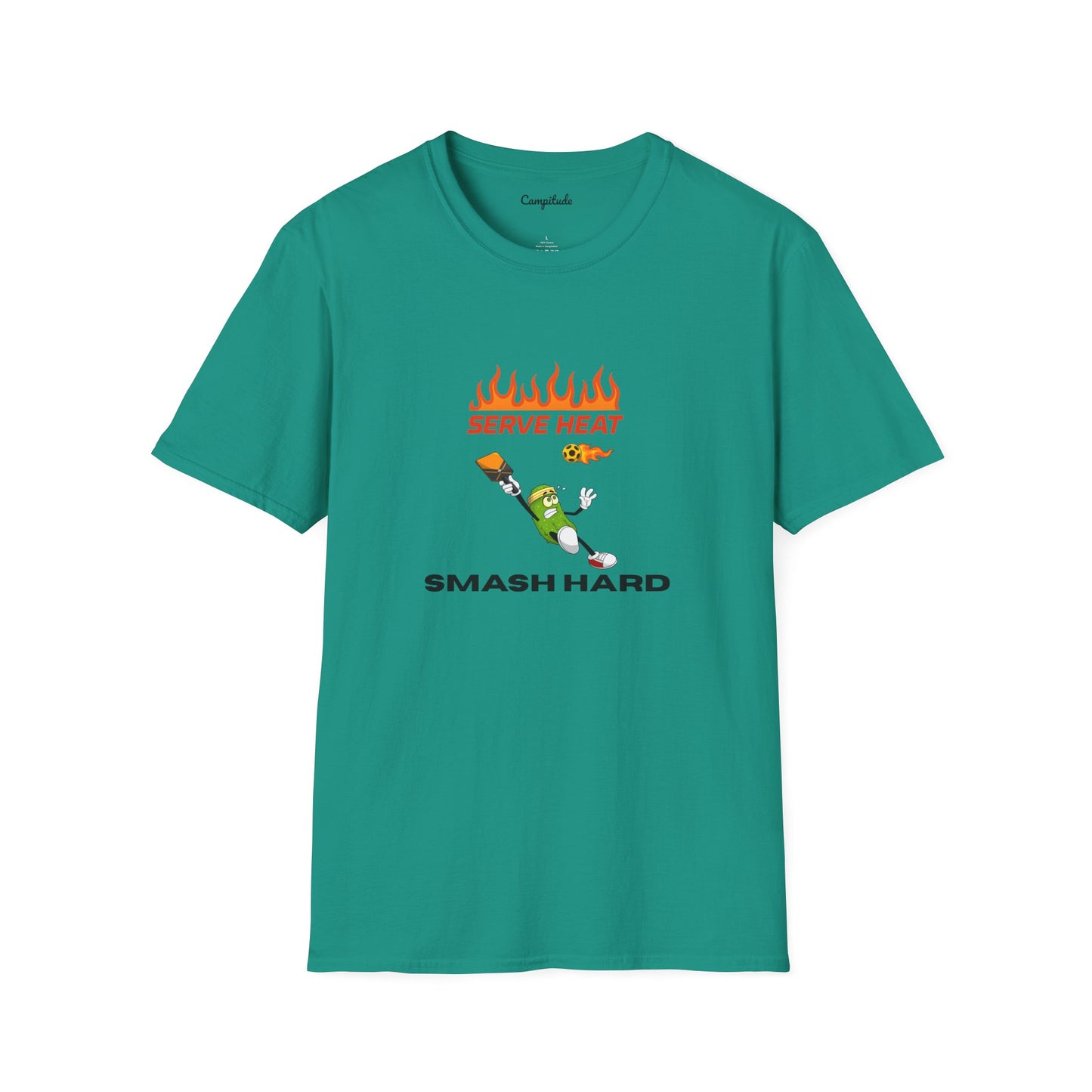 Unisex T-Shirt - Serve Heat Smash Hard