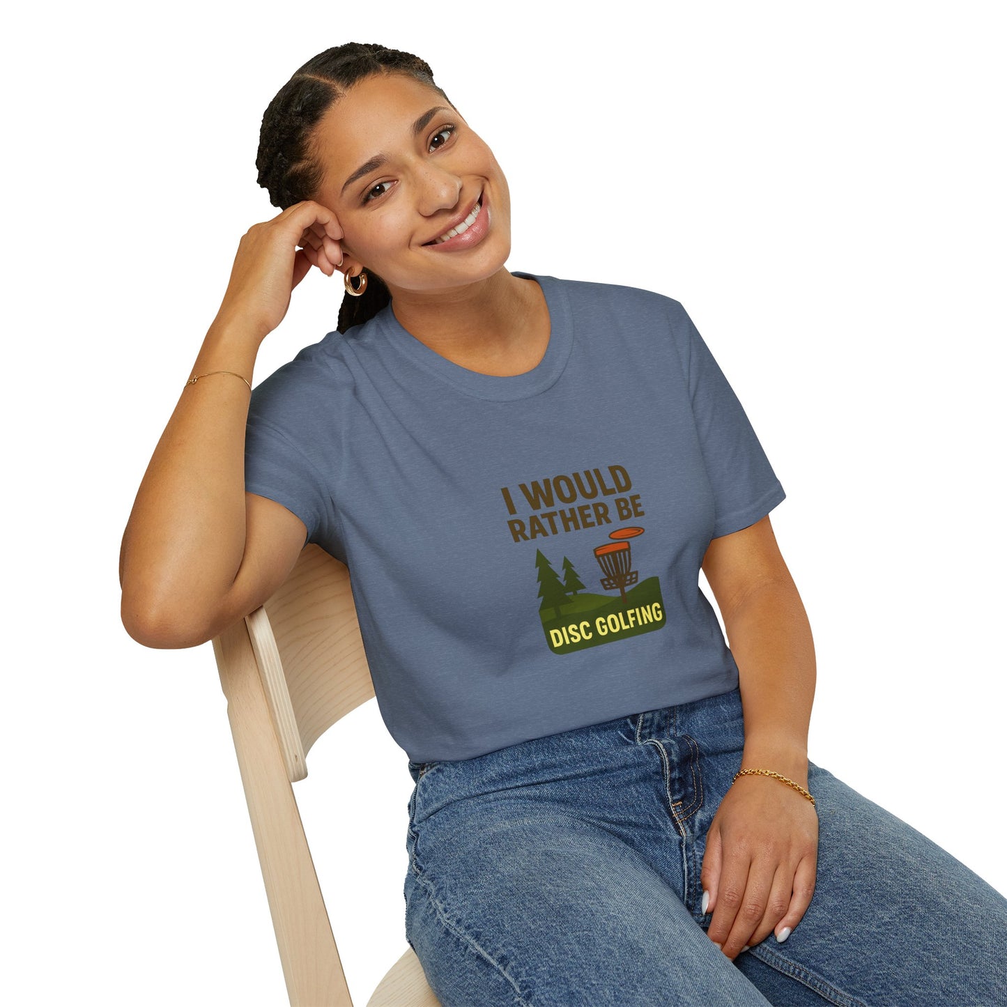 Unisex T-Shirt - I'd Rather Be Disc Golfing V3