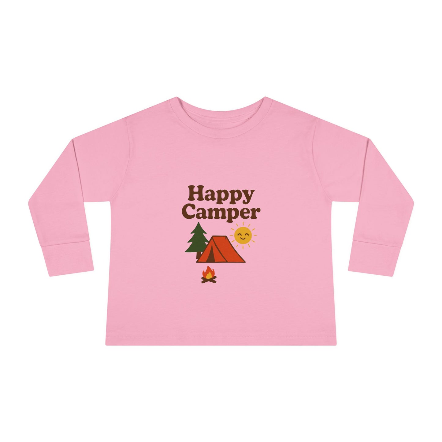 Toddler Long Sleeve T-Shirt - Happy Camper