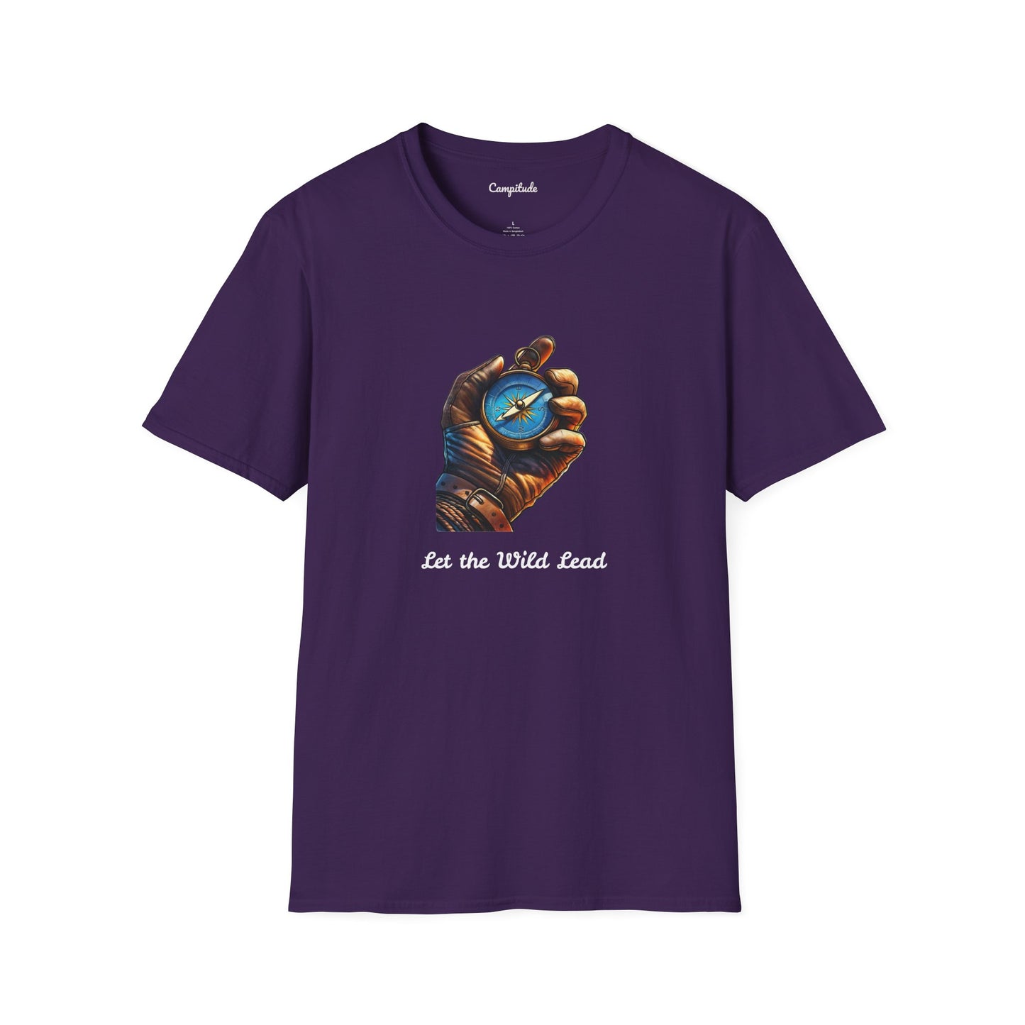 Unisex T-Shirt - Let the Wild Lead Adventure Compass