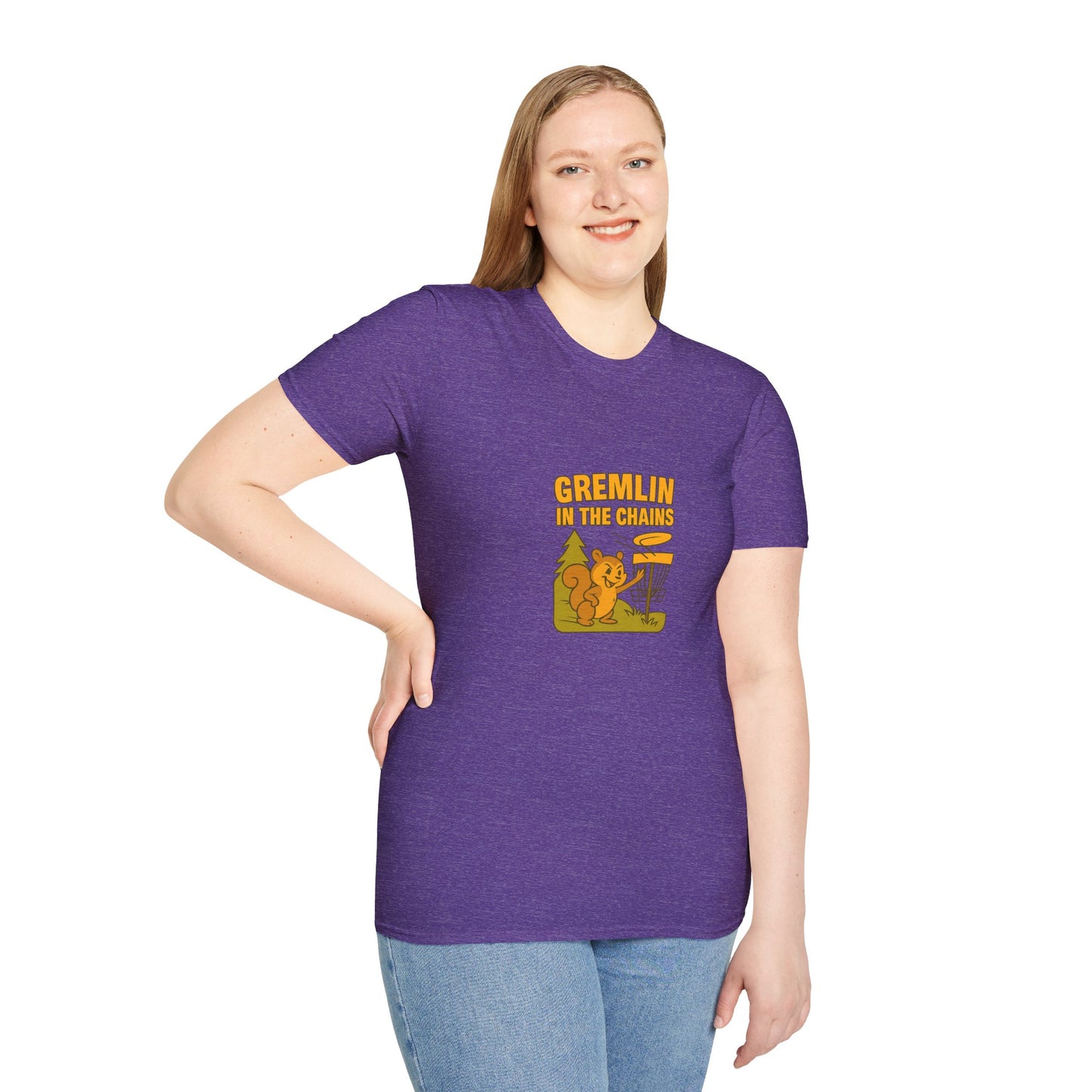 Unisex T-Shirt - Disc Golf Gremlin in the Chains
