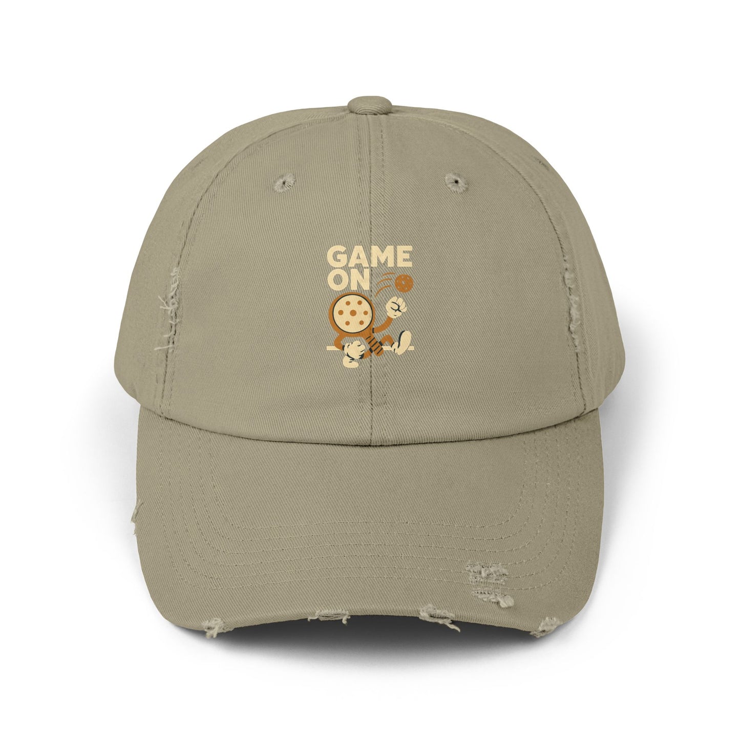 Distressed Cap - Pickleball Game On