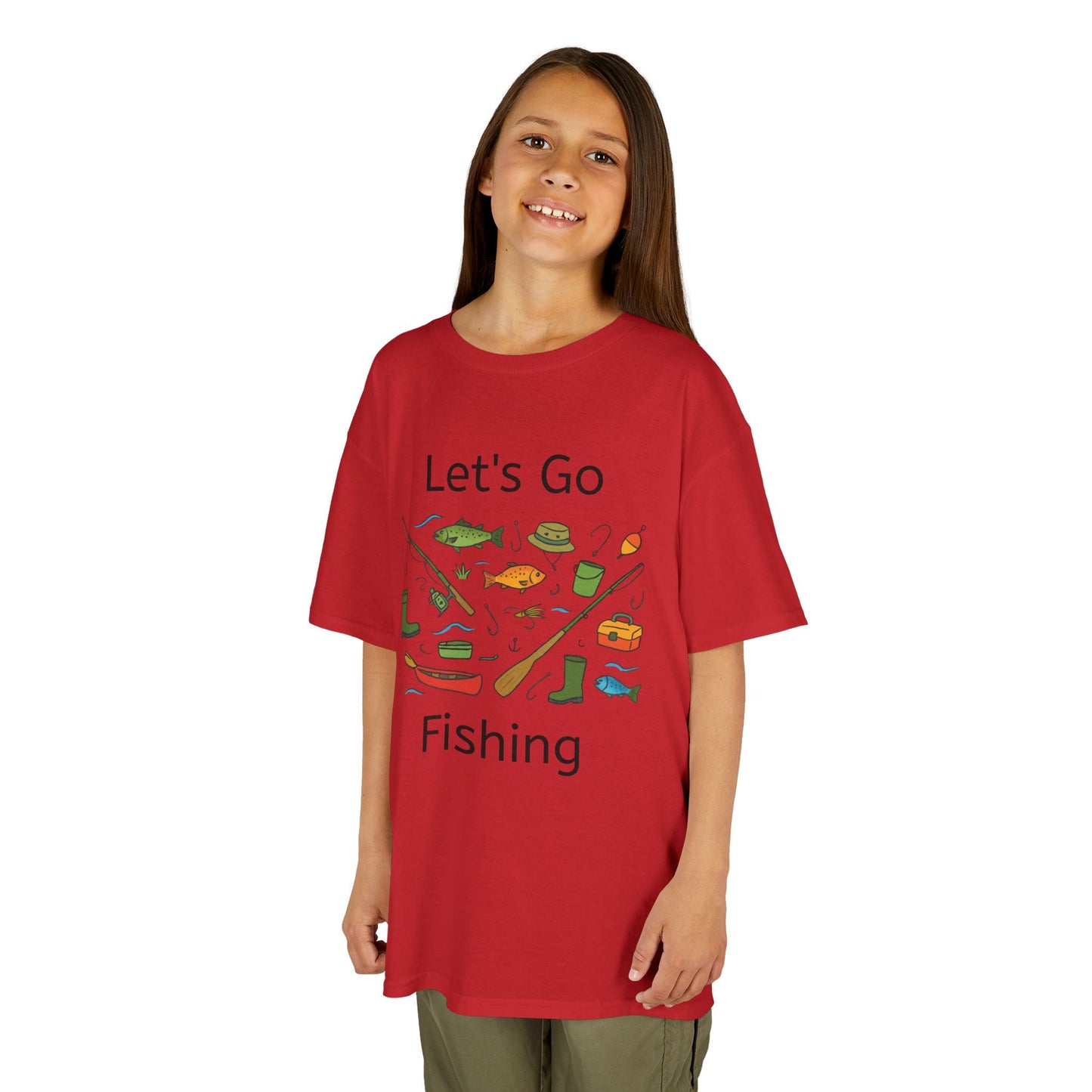 Kids T-Shirt - Let's Go Fishing
