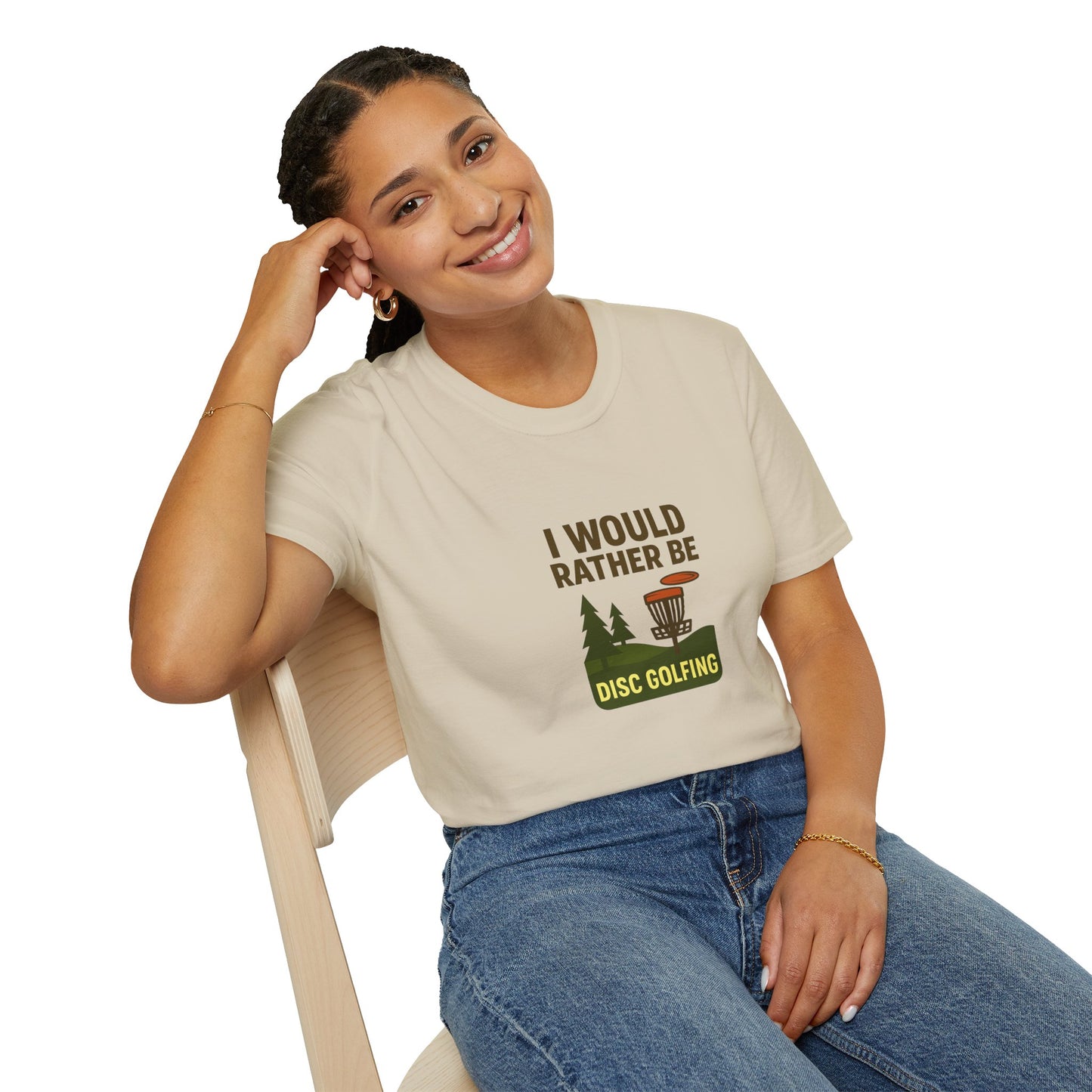 Unisex T-Shirt - I'd Rather Be Disc Golfing V3