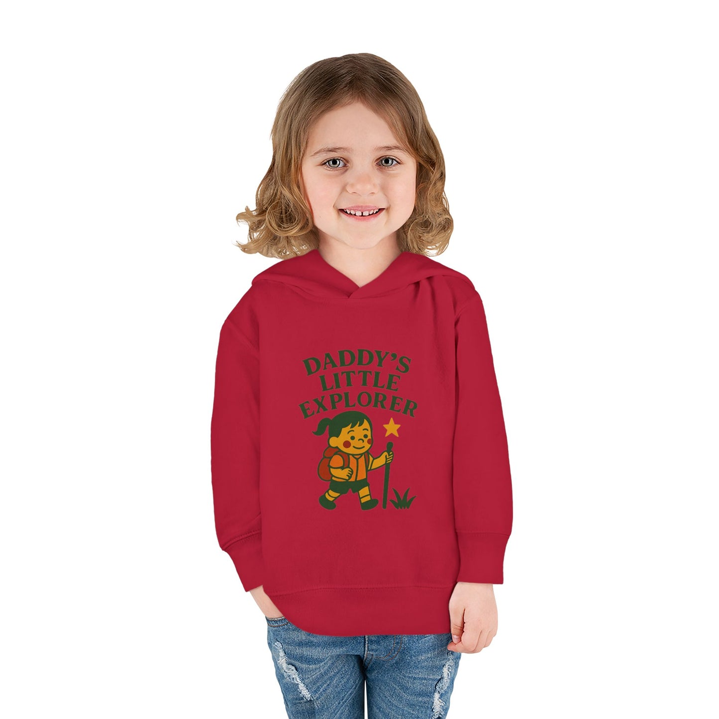 Toddler Hoodie - Daddy's Little Explorer (Girl)